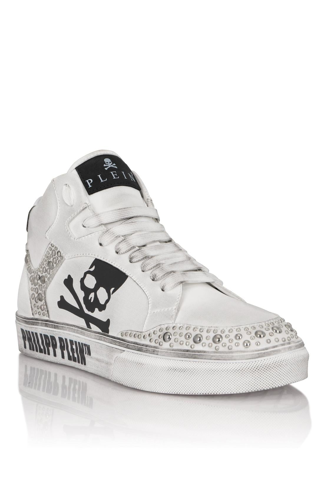 Philipp Plein Hi-Top Sneakers Retrokickz Mix Studs, Schuhe