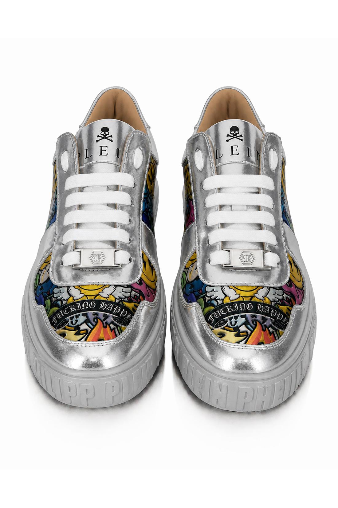 Philipp Plein Lo-Top Sneakers Smile All Over, Schuhe