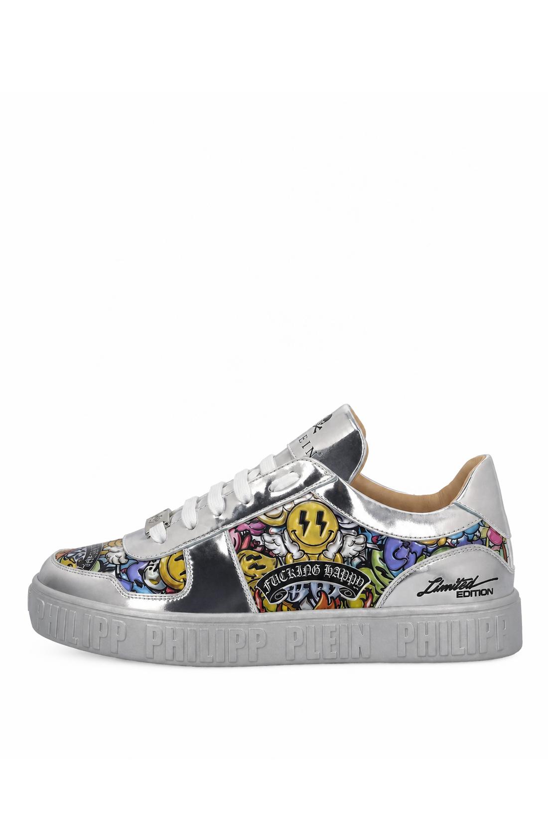 Philipp Plein Lo-Top Sneakers Smile All Over, Schuhe