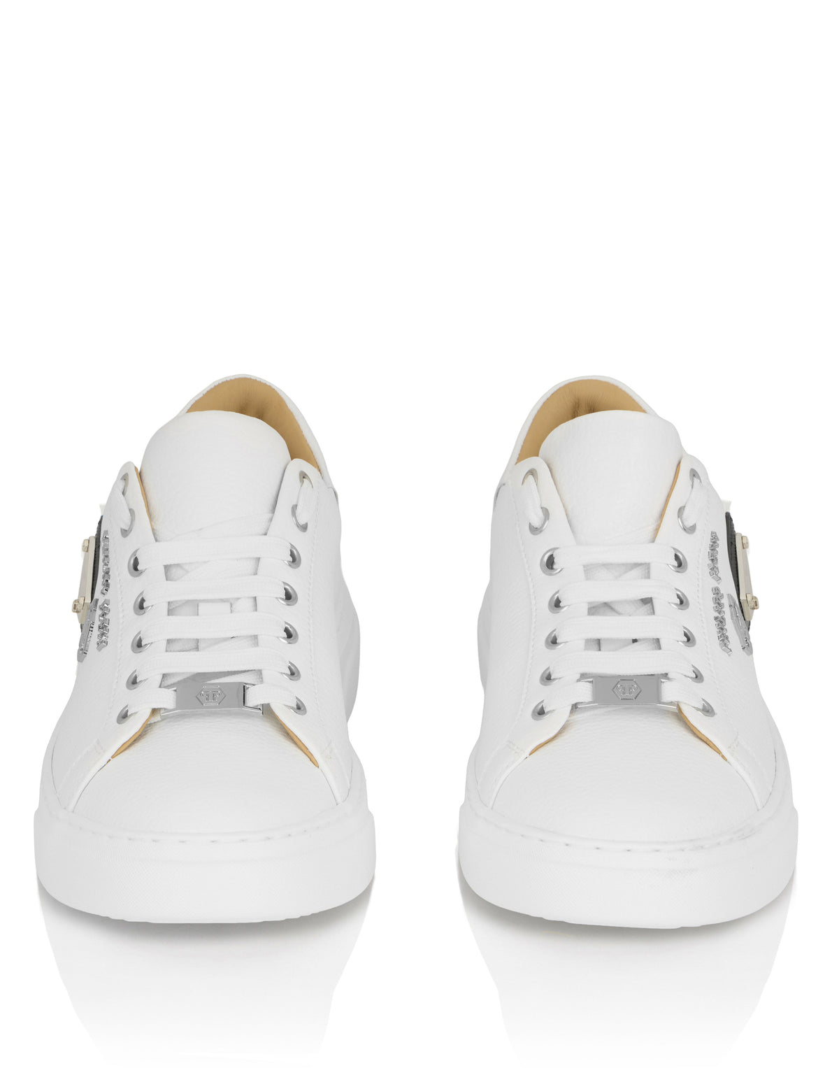 Leather Lo-Top Sneakers Hexagon