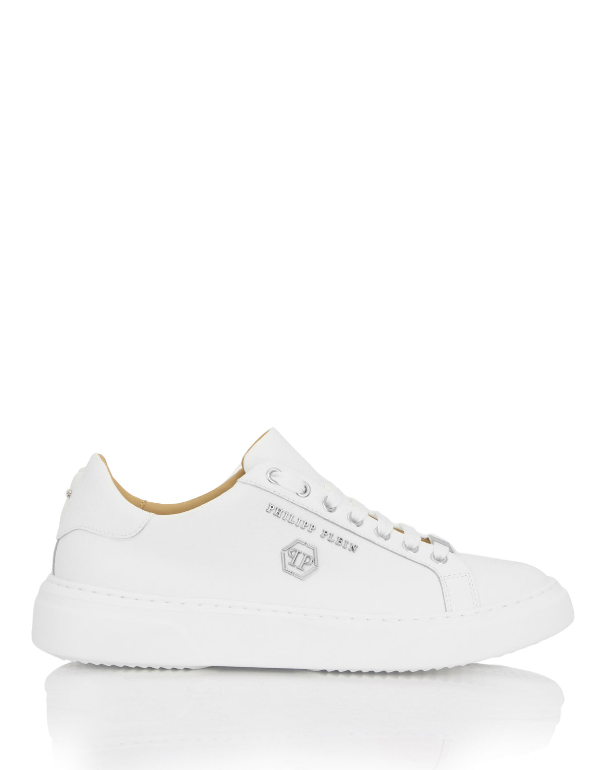 Leather Lo-Top Sneakers Hexagon