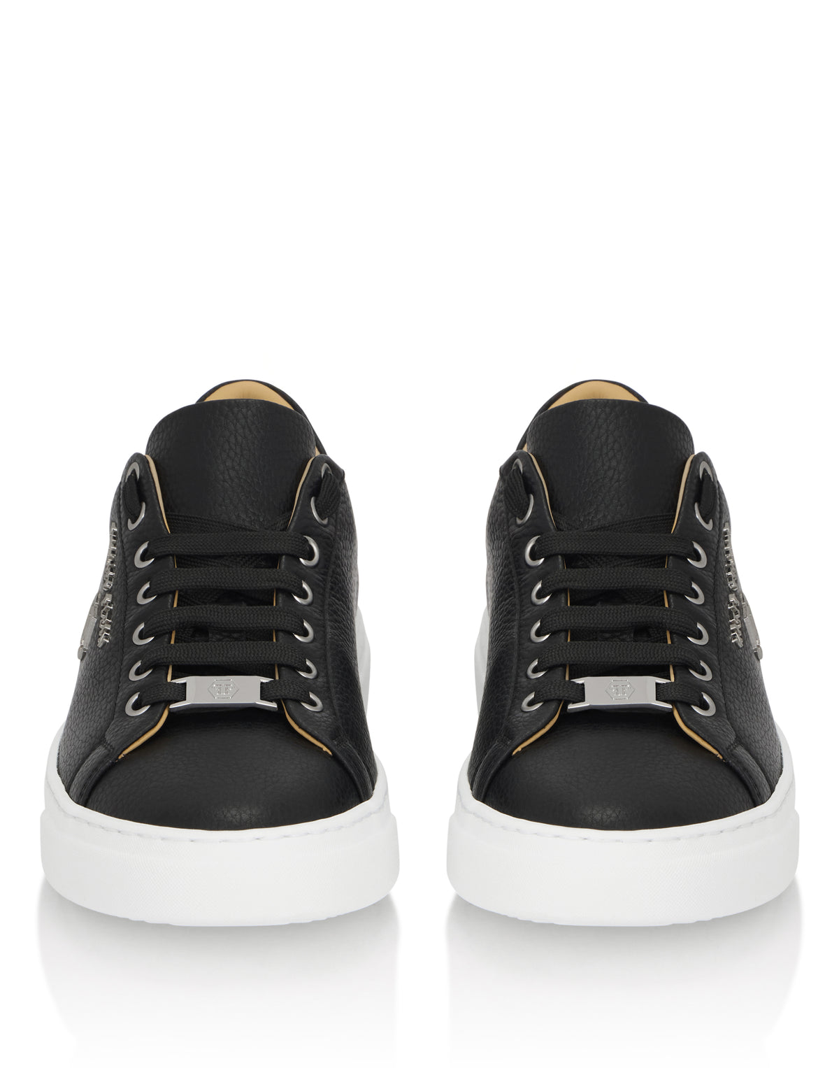 Leather Lo-Top Sneakers Hexagon