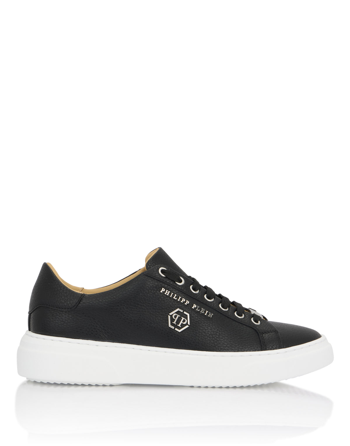 Leather Lo-Top Sneakers Hexagon