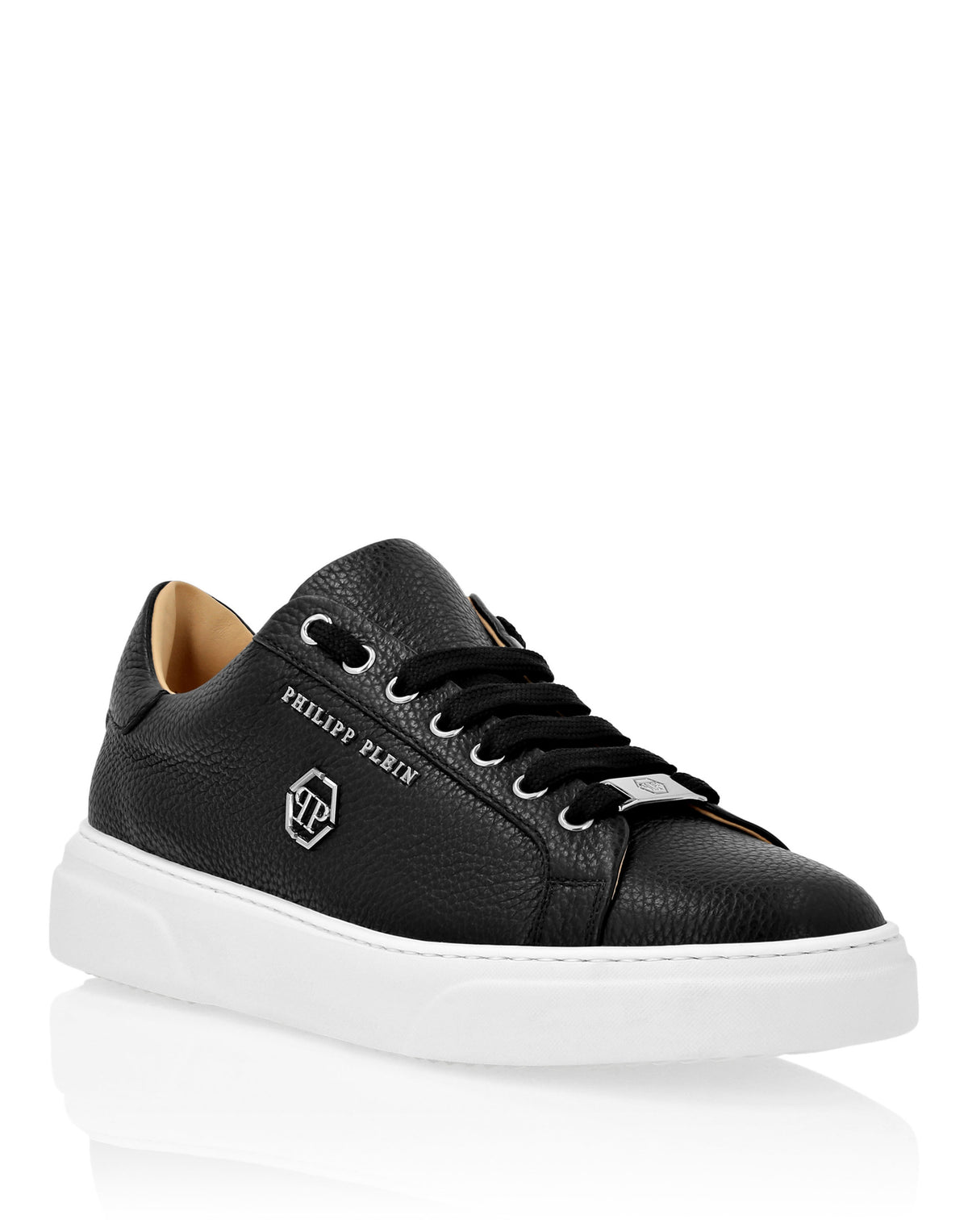 Leather Lo-Top Sneakers Hexagon