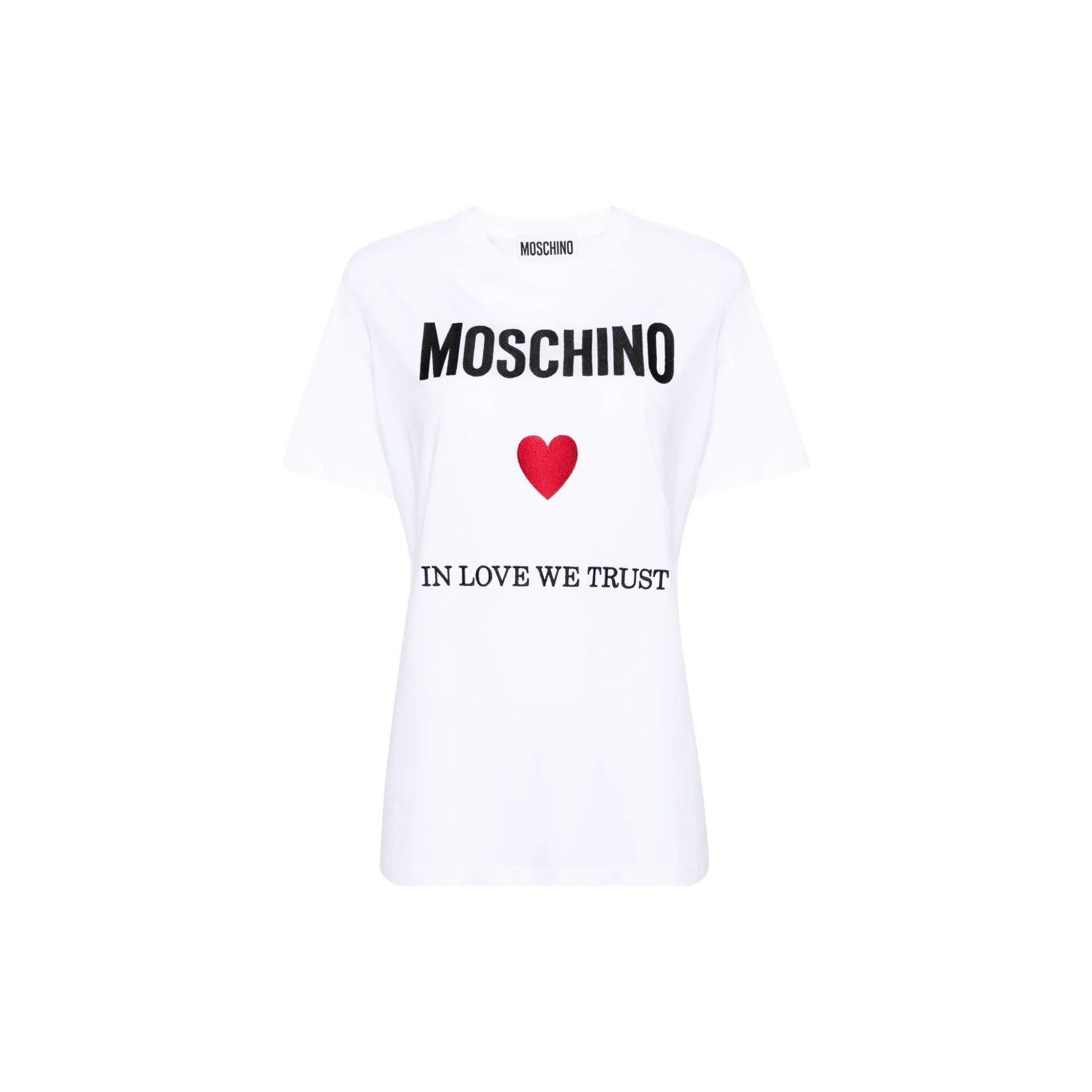 Moschino Couture-Moschino Couture In Love We Trust T-Shirt-WOMEN CLOTHING-Black-Deal-Outlet-by-ARCHIVIST