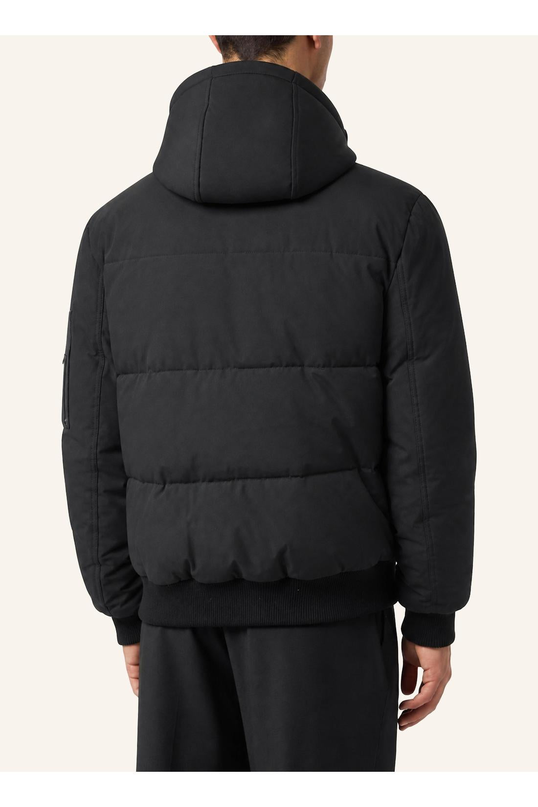 Philipp Plein Eco Leather Nylon Bomber, Jacken & Mäntel