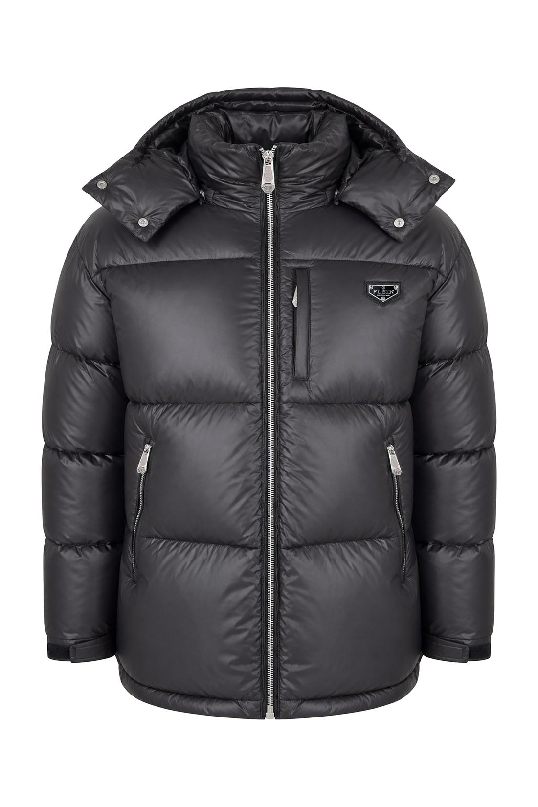Philipp Plein Shiny Nylon Puffer Jacket, Jacken & Mäntel