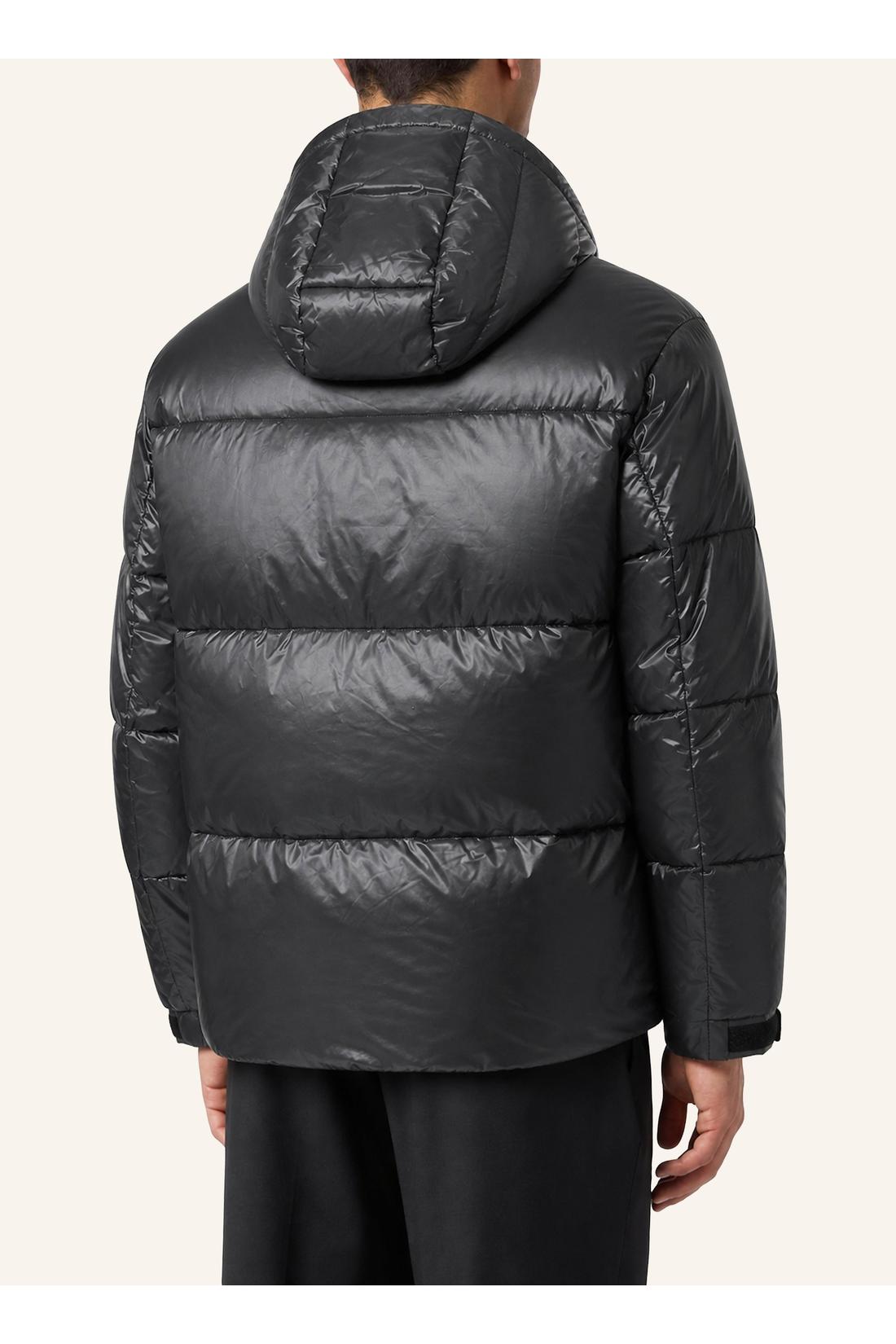 Philipp Plein Shiny Nylon Puffer Jacket, Jacken & Mäntel