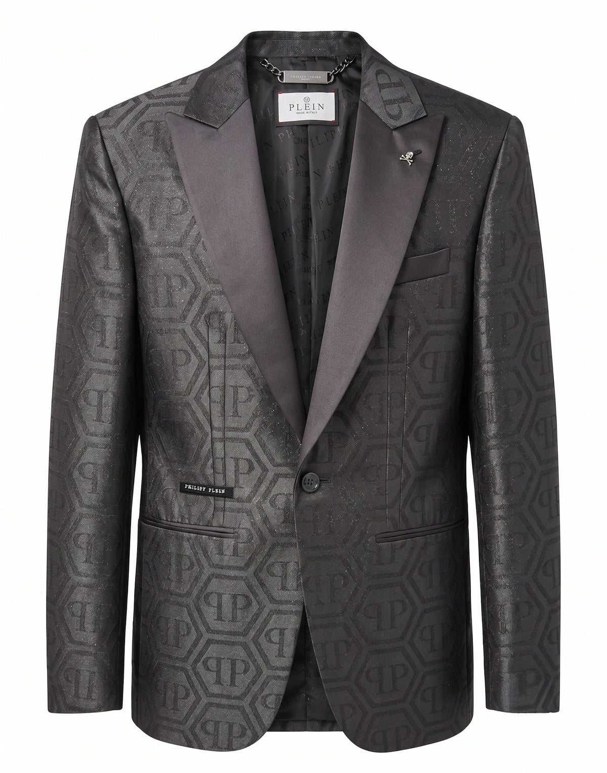 Jacquard Blazer Regular Fit Monogram