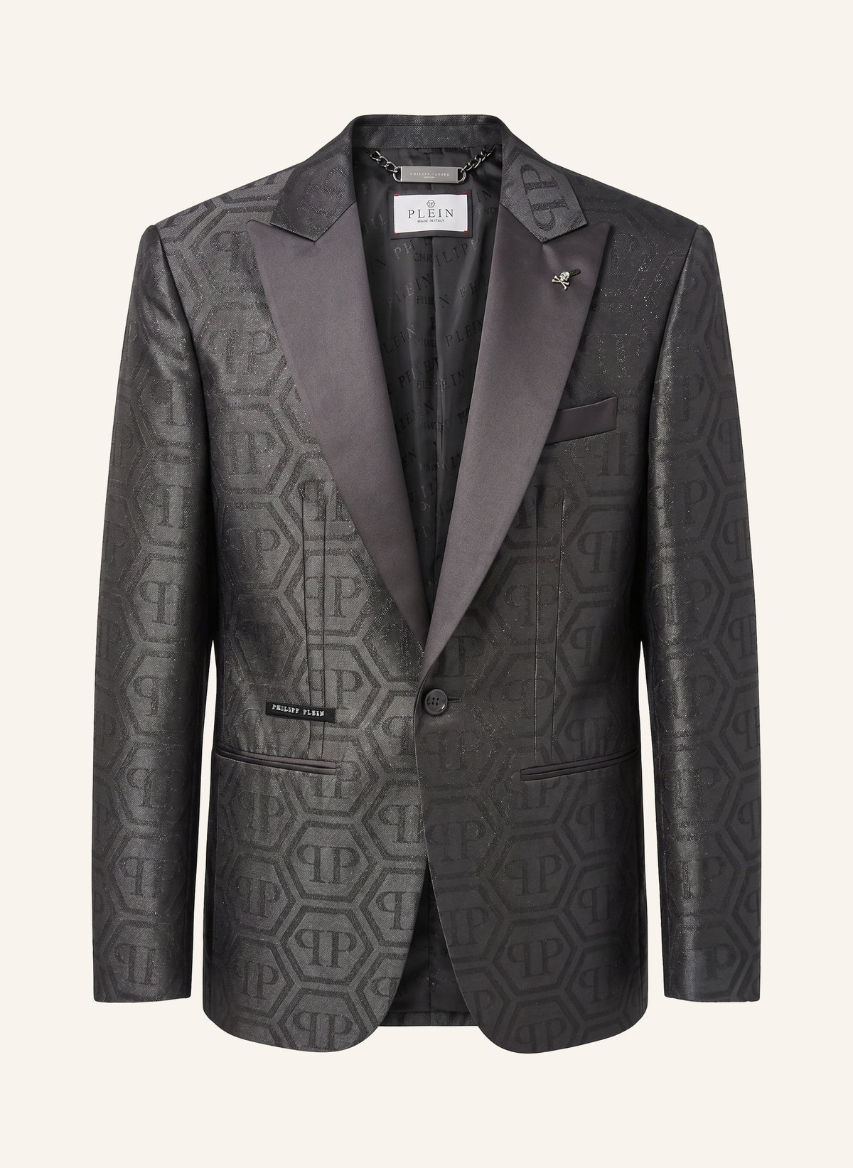 Jacquard Blazer Regular Fit Monogram