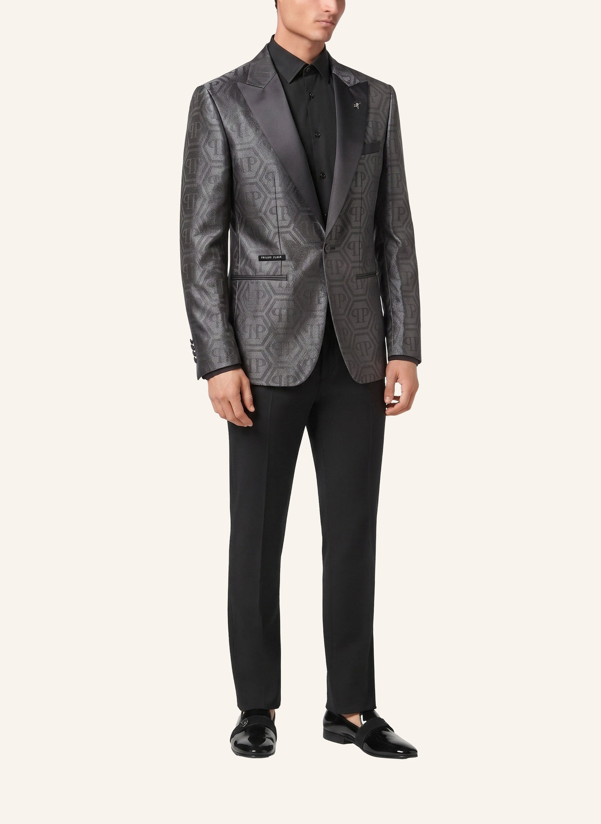 Jacquard Blazer Regular Fit Monogram