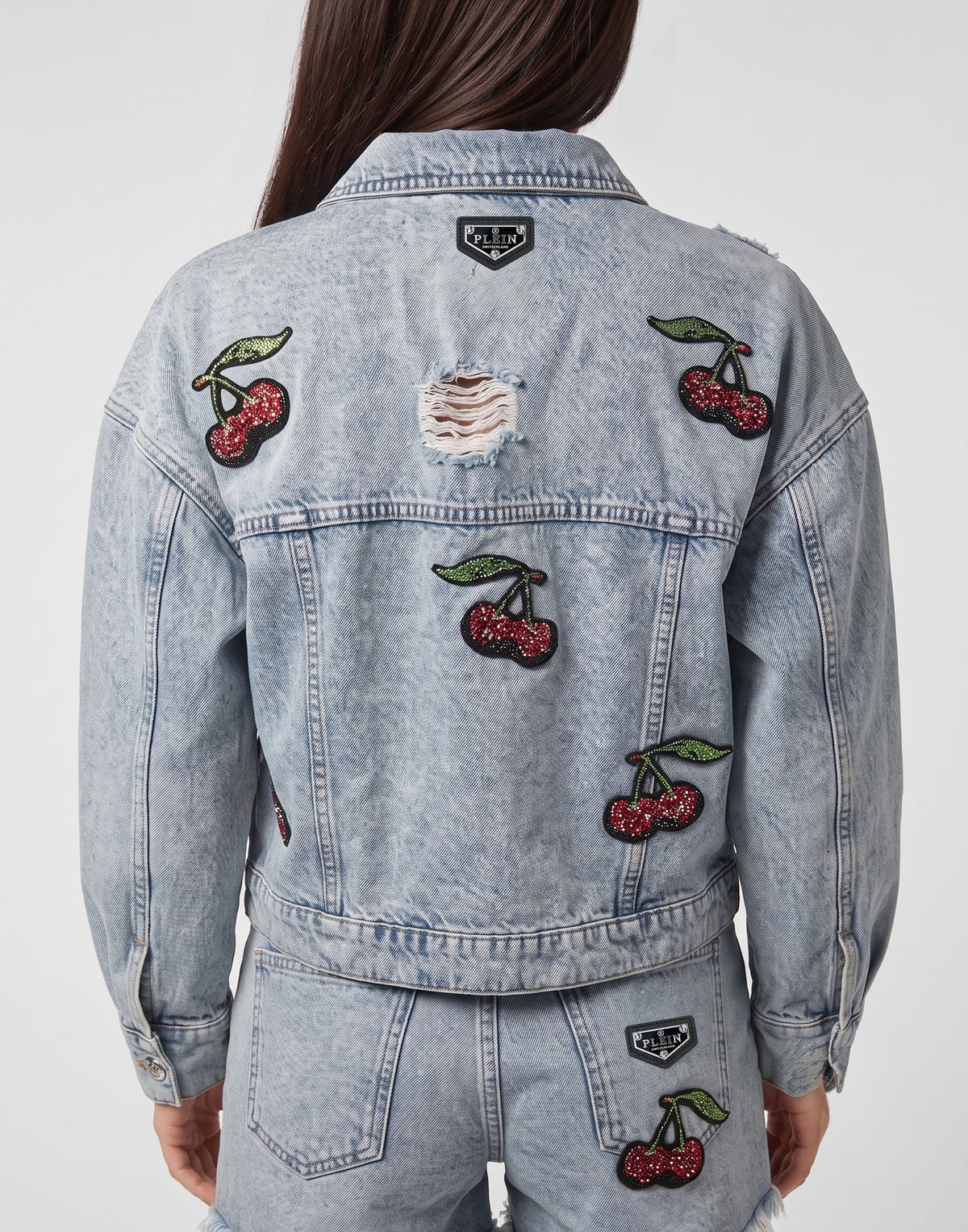 Denim Regular Jacket Cherrylicious