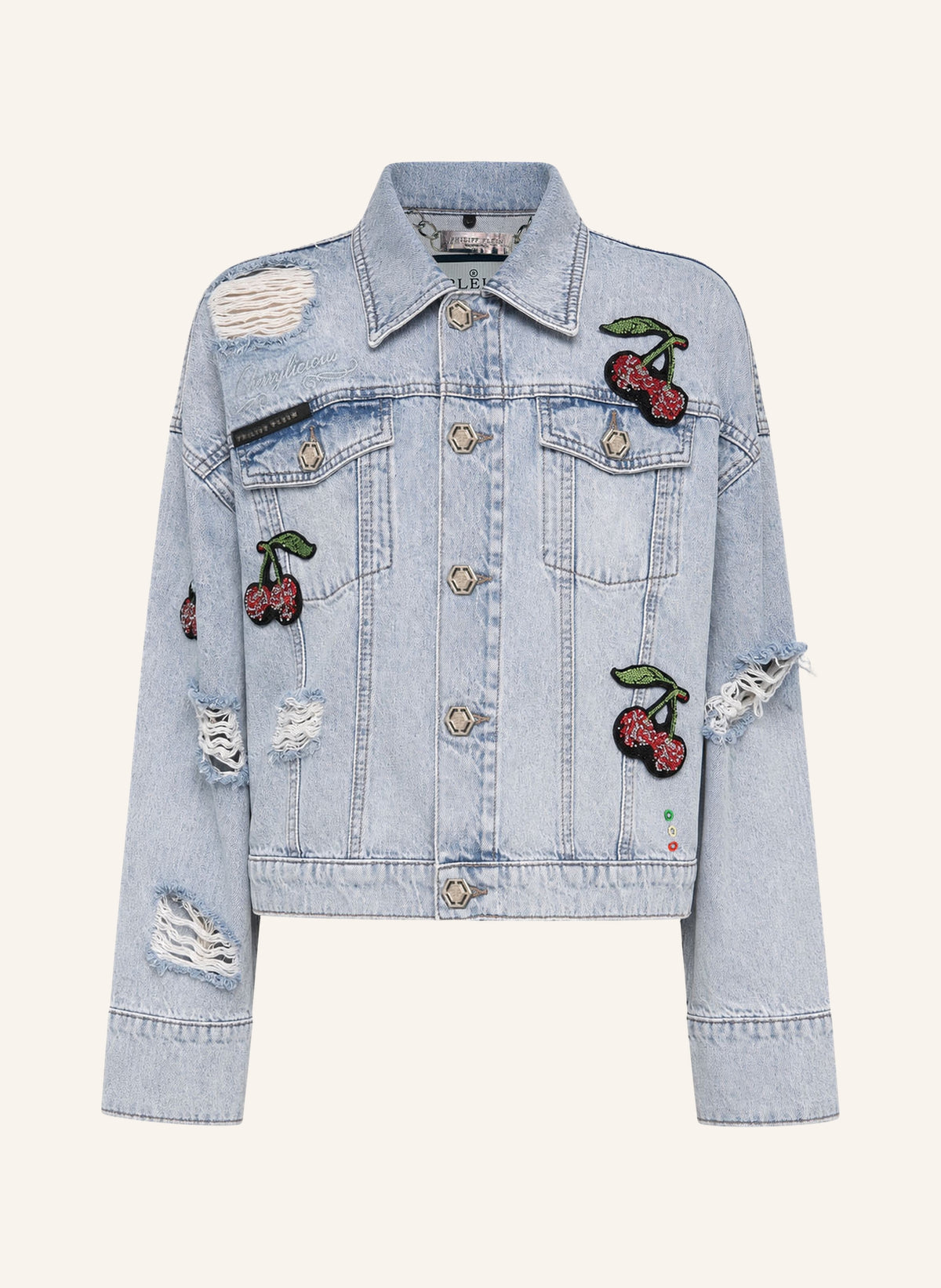 Denim Regular Jacket Cherrylicious