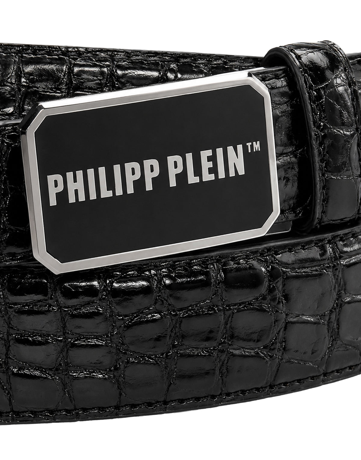 Leather Belt Philipp Plein TM Cocco