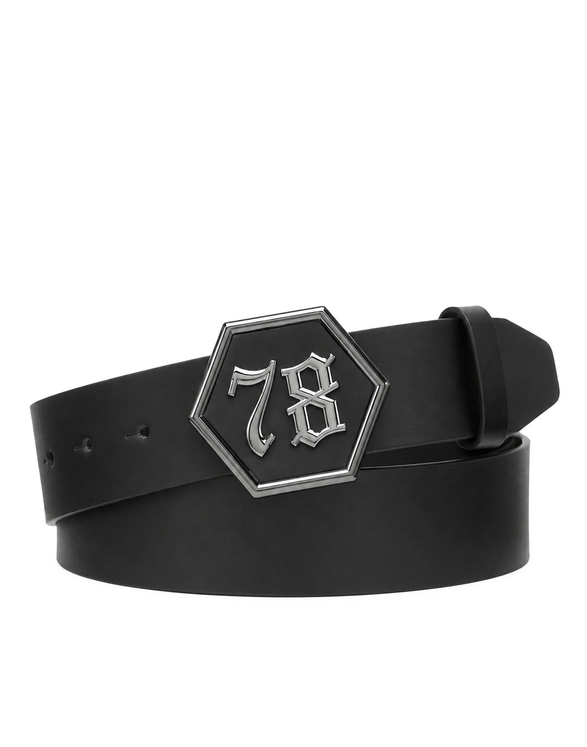 Leather Belt King Plein Cocco