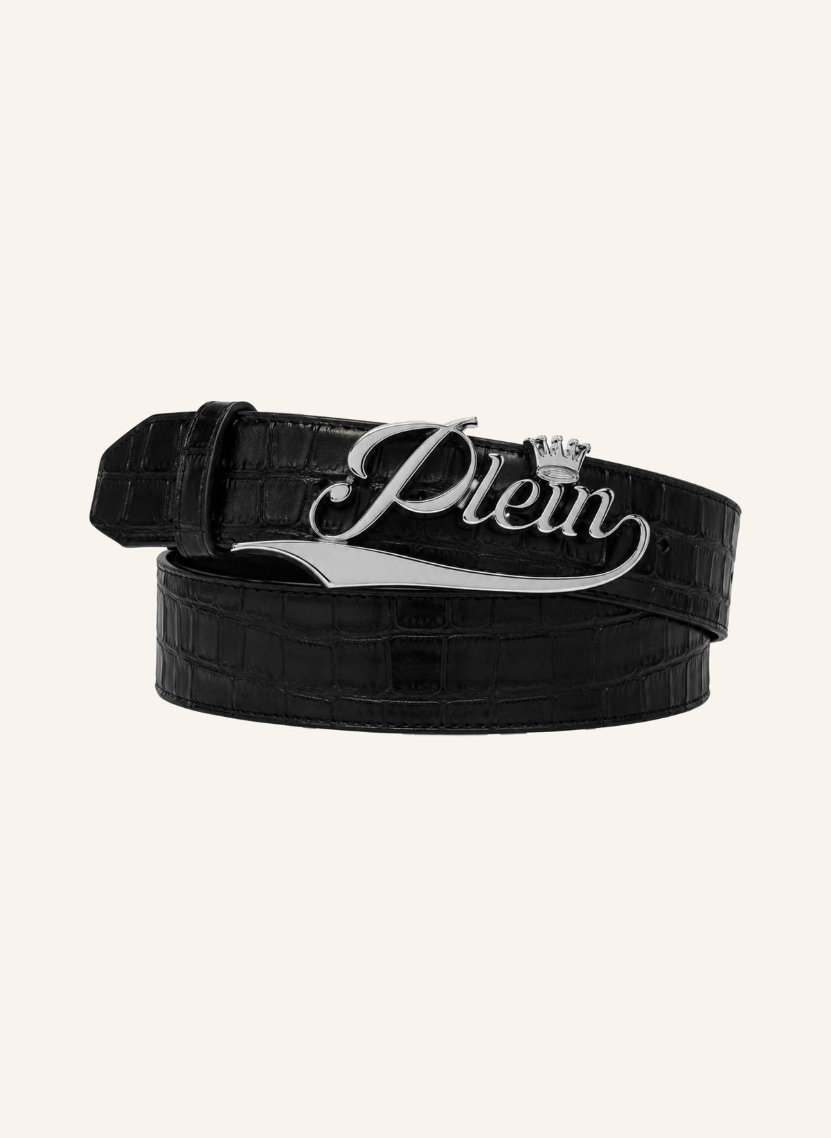 Leather Belt King Plein Cocco
