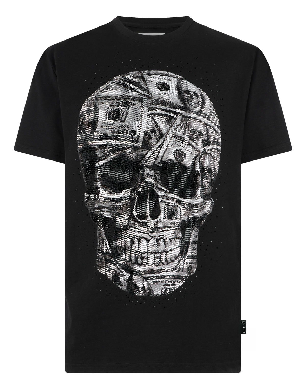 Jersey Round Neck T-Shirt SS Skull Dollar Stones