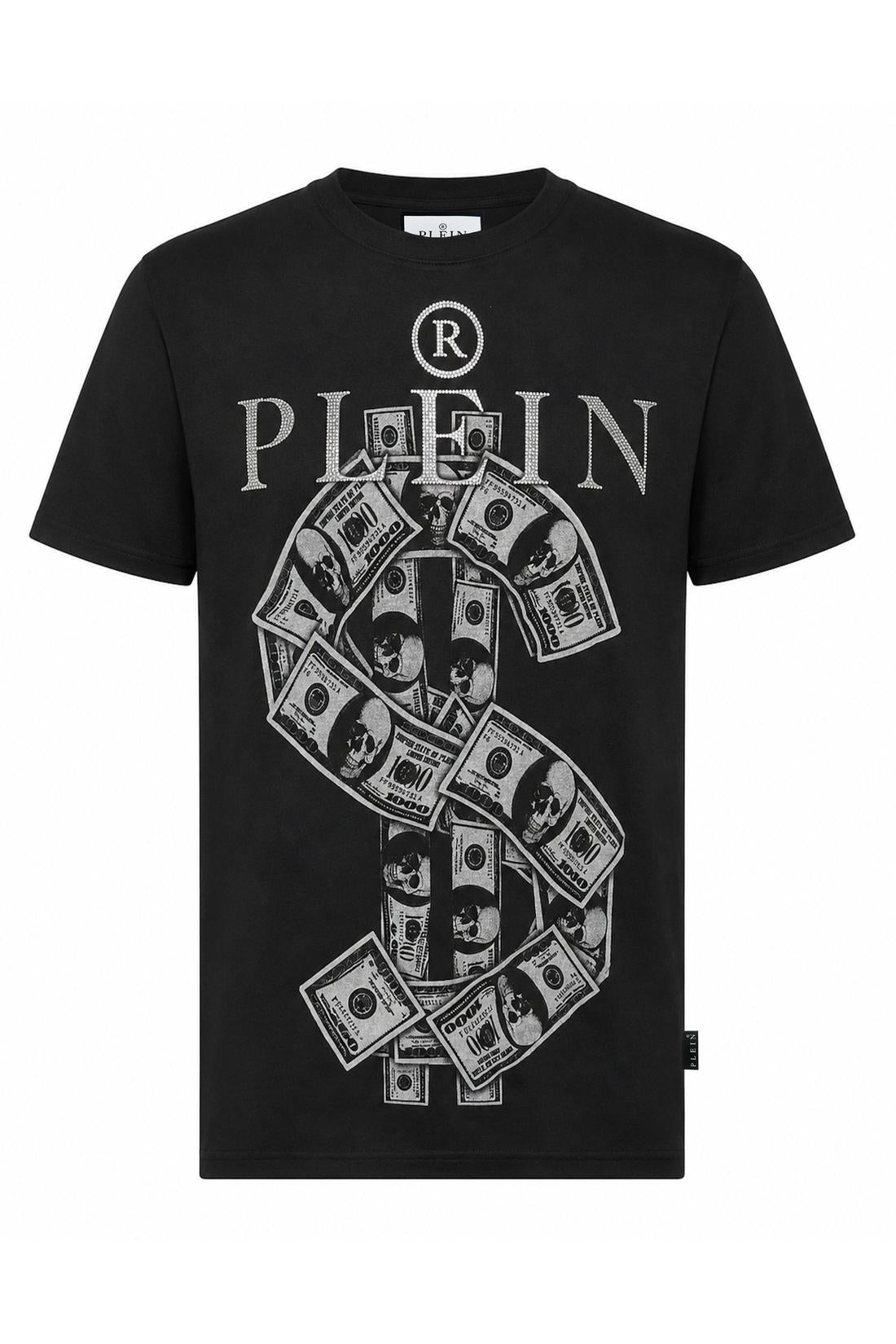 Philipp Plein Jersey T-Shirt Plein Dollar, Shirts