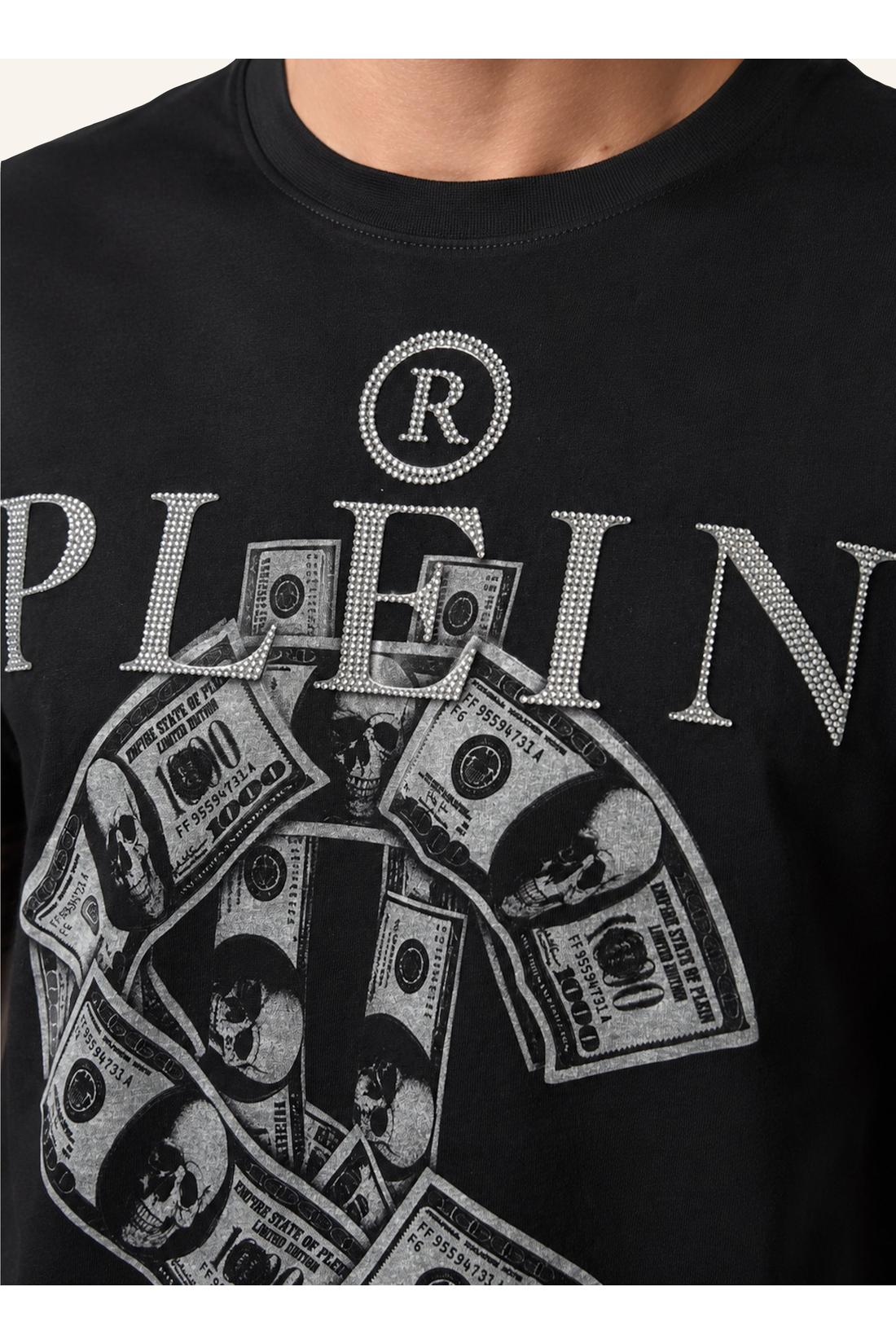 Philipp Plein Jersey T-Shirt Plein Dollar, Shirts