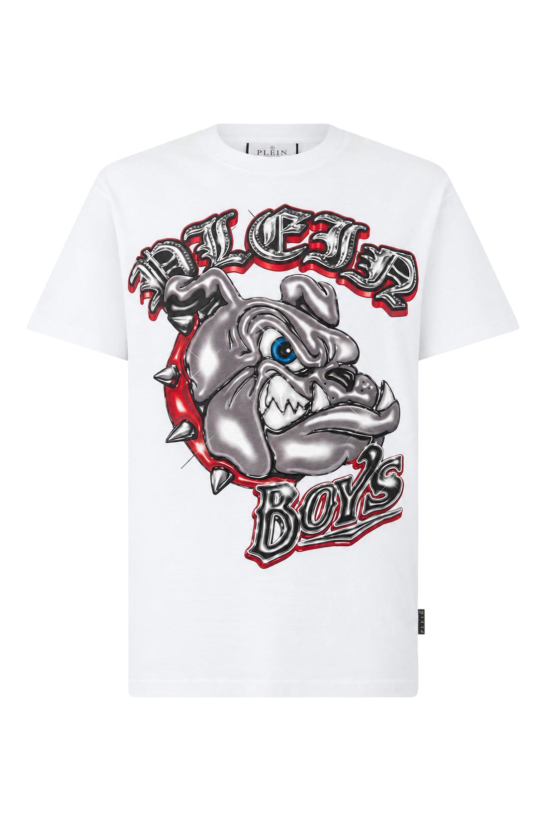 Philipp Plein Jersey T-Shirt Bulldog Plein Boys, Shirts