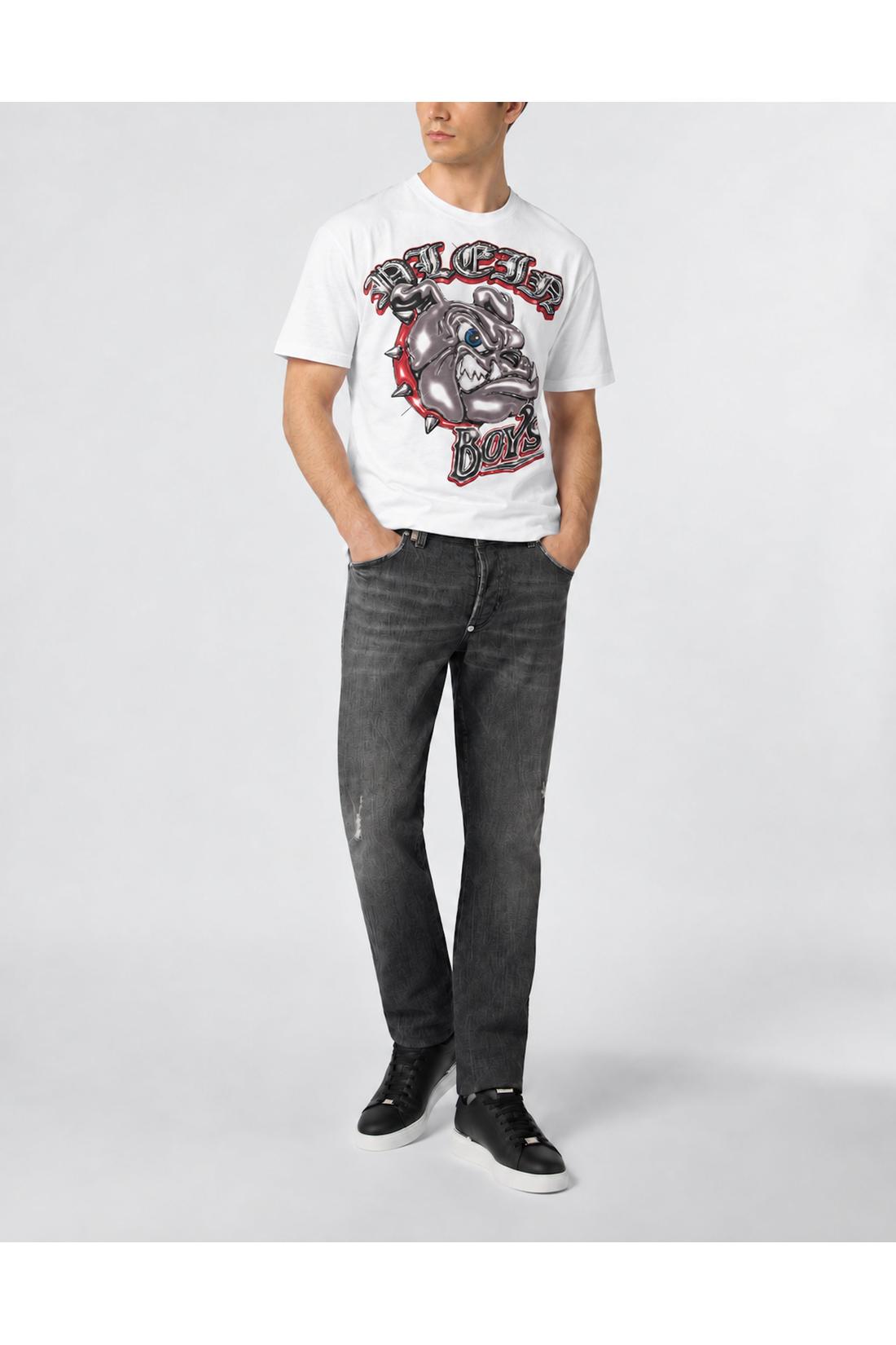 Philipp Plein Jersey T-Shirt Bulldog Plein Boys, Shirts
