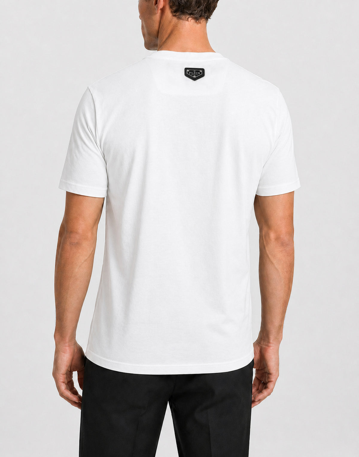 Philipp Plein Jersey T-Shirt Skull Metallic Neon, Shirts