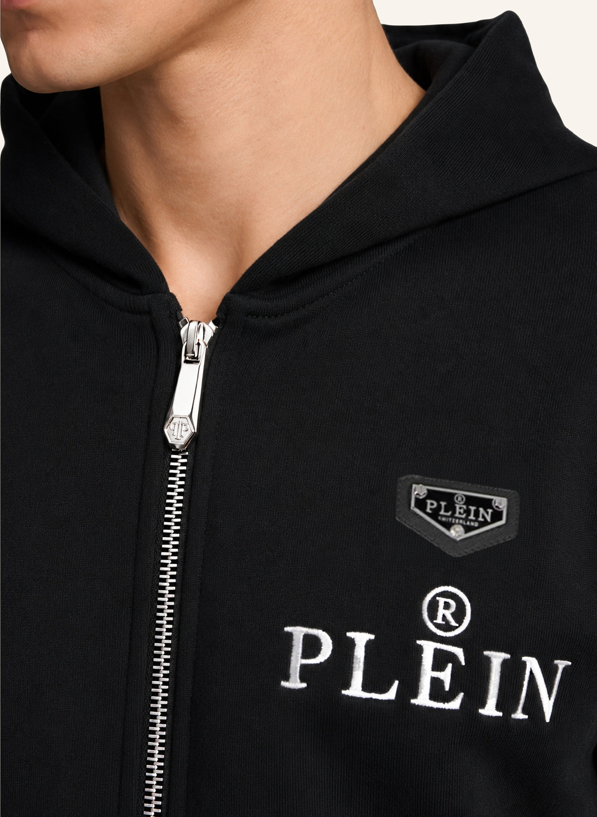 Hoodie Zip Plein R