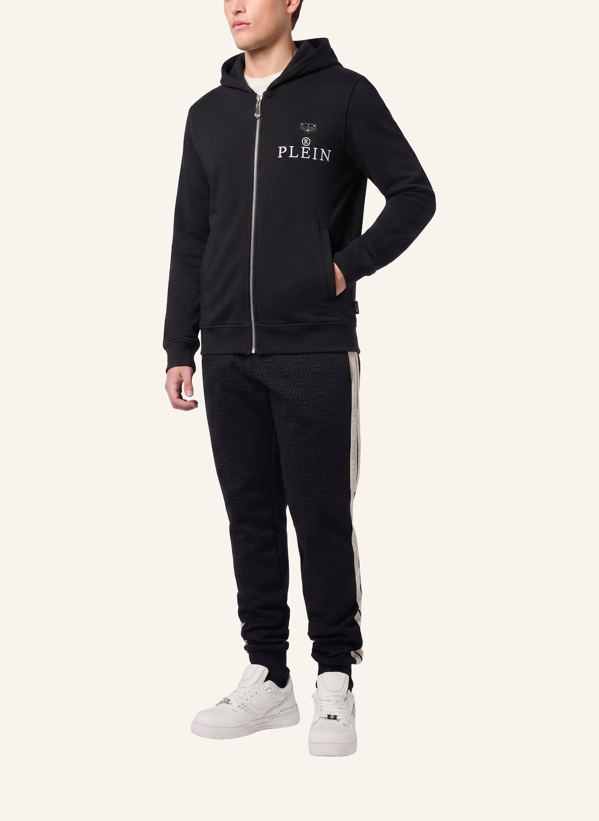 Hoodie Zip Plein R