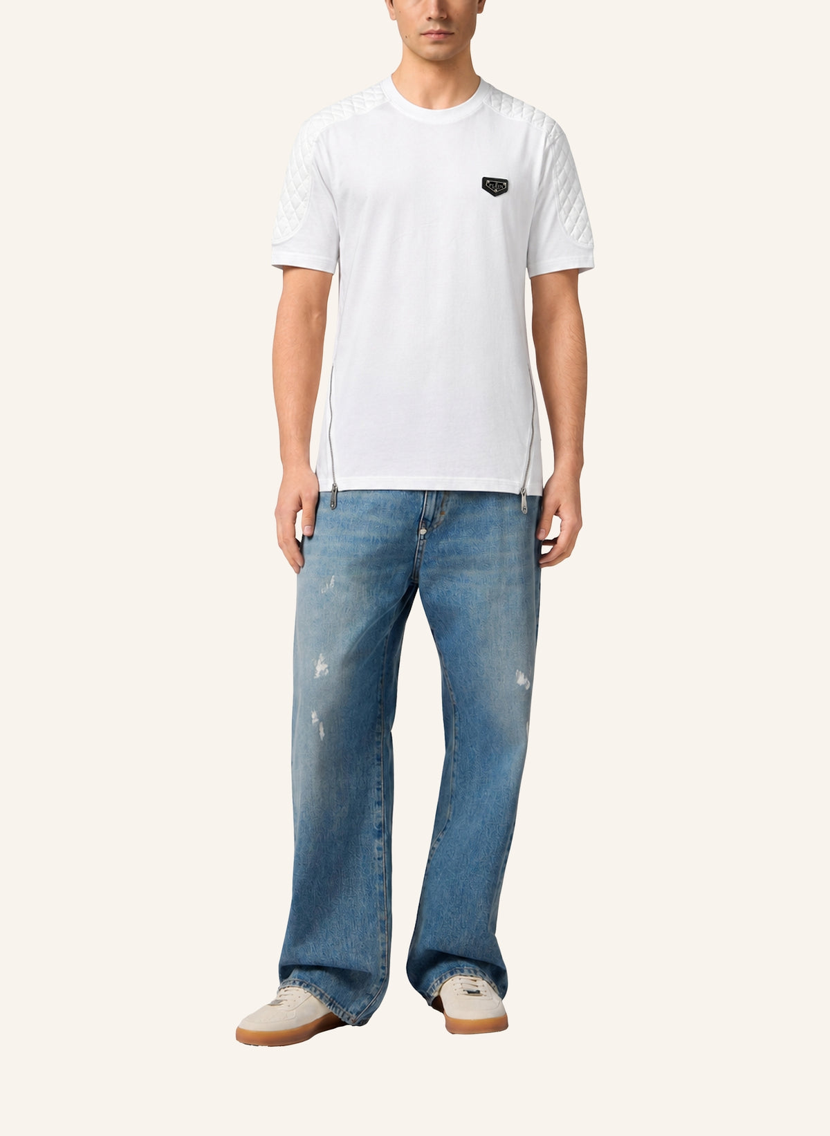 Jersey T-Shirt Padded Sleeves