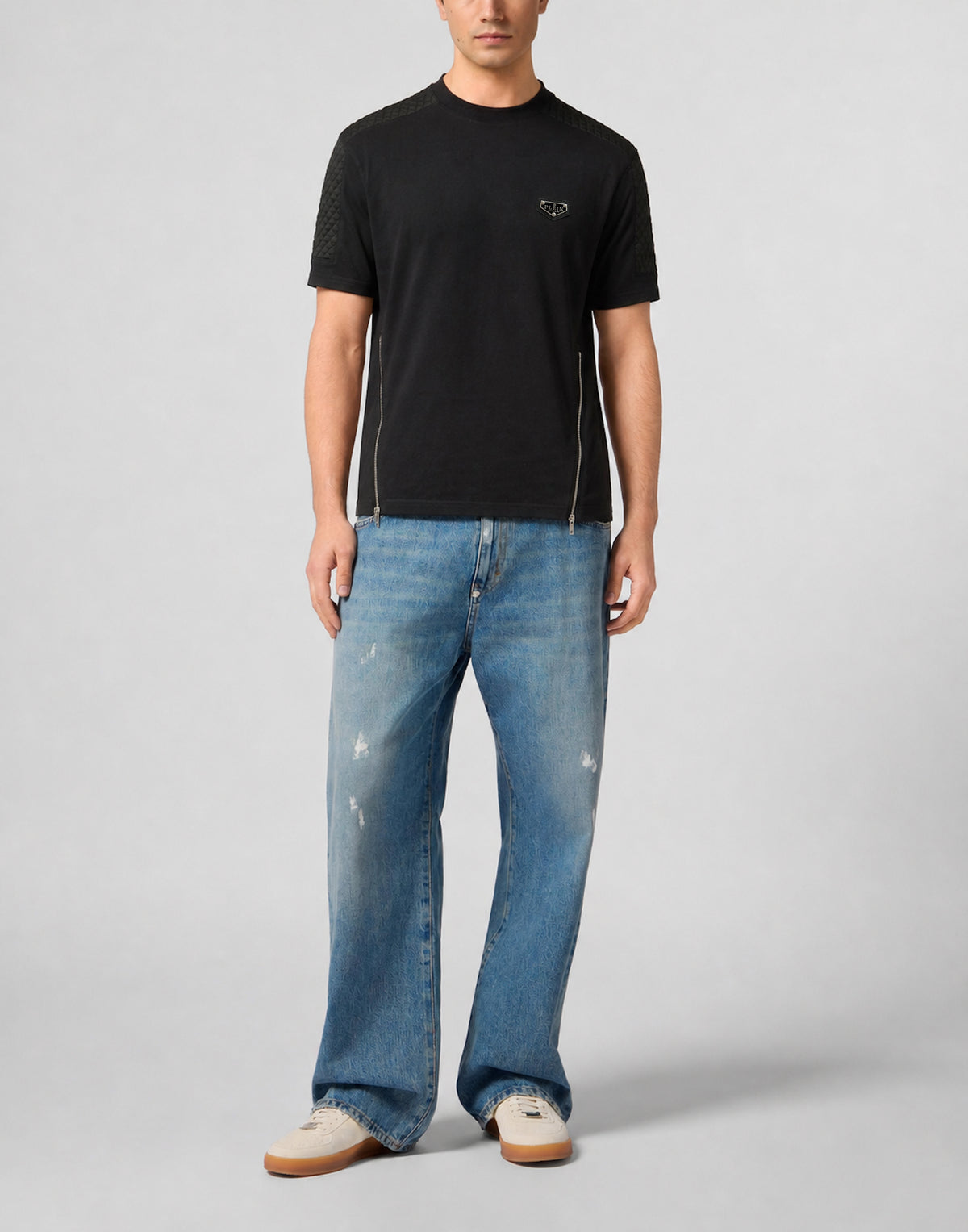 Jersey T-Shirt Padded Sleeves