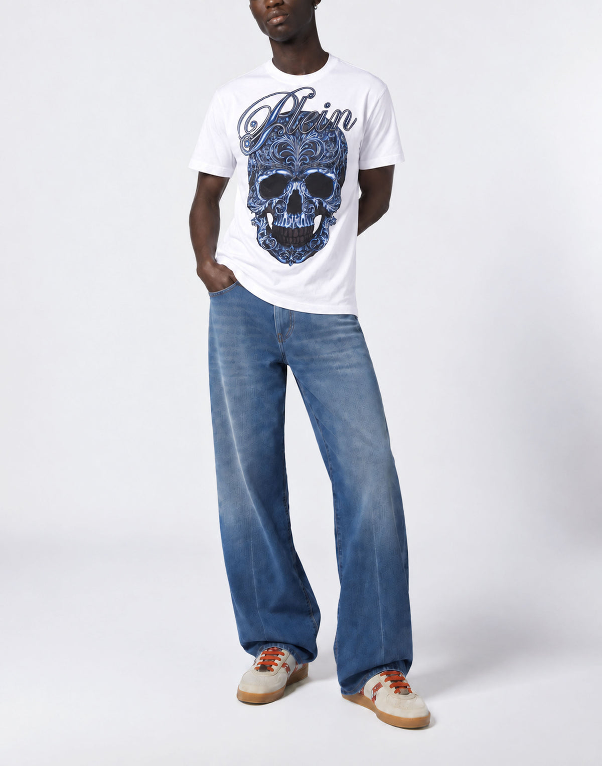 T-Shirt Round Neck Ss SKULL