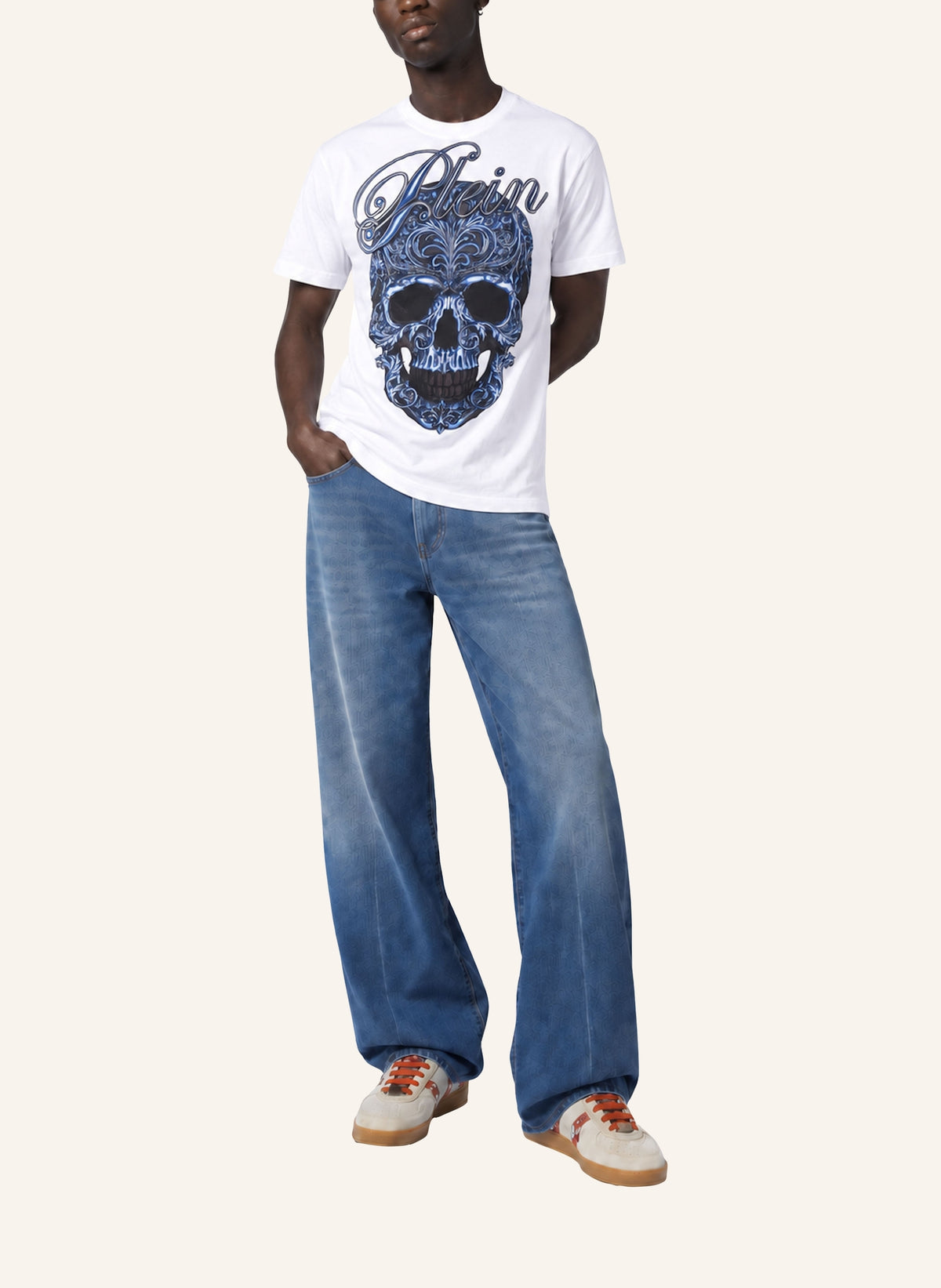 T-Shirt Round Neck Ss SKULL