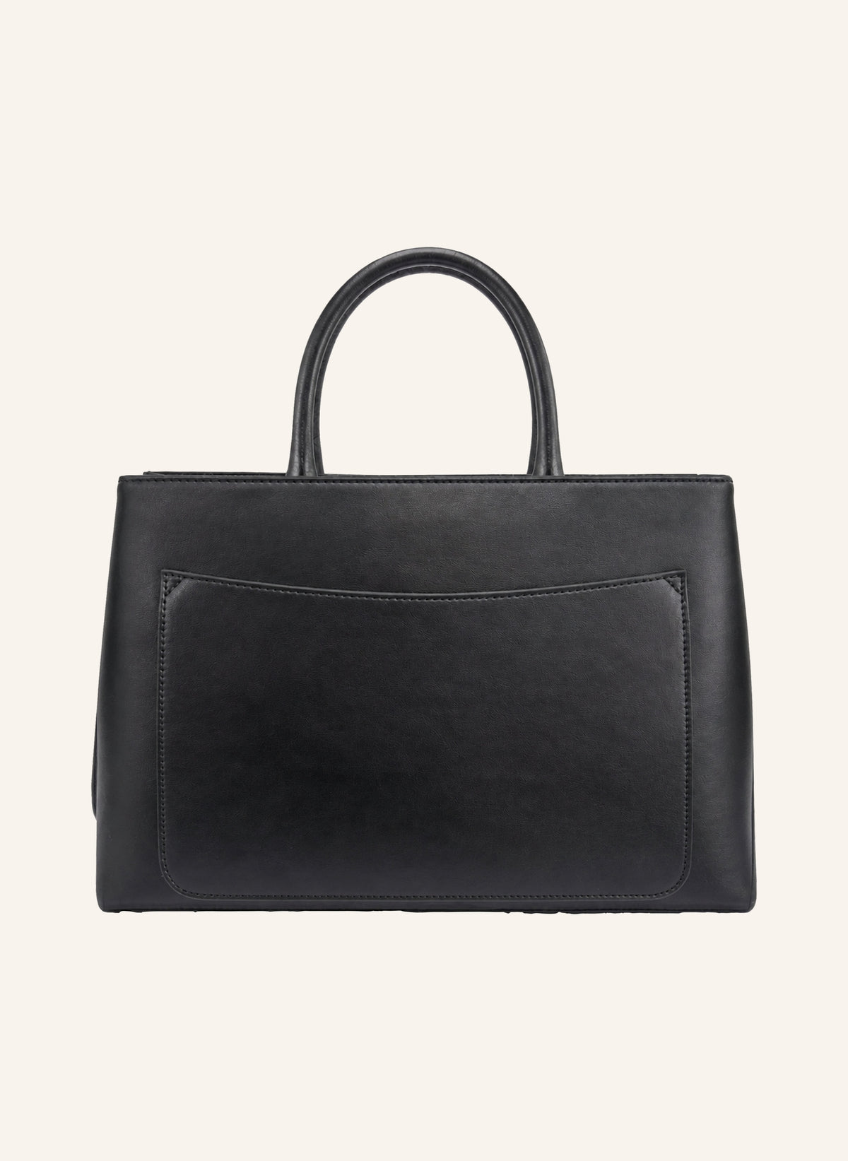 Leather Medium Handle Bag Skull Strass