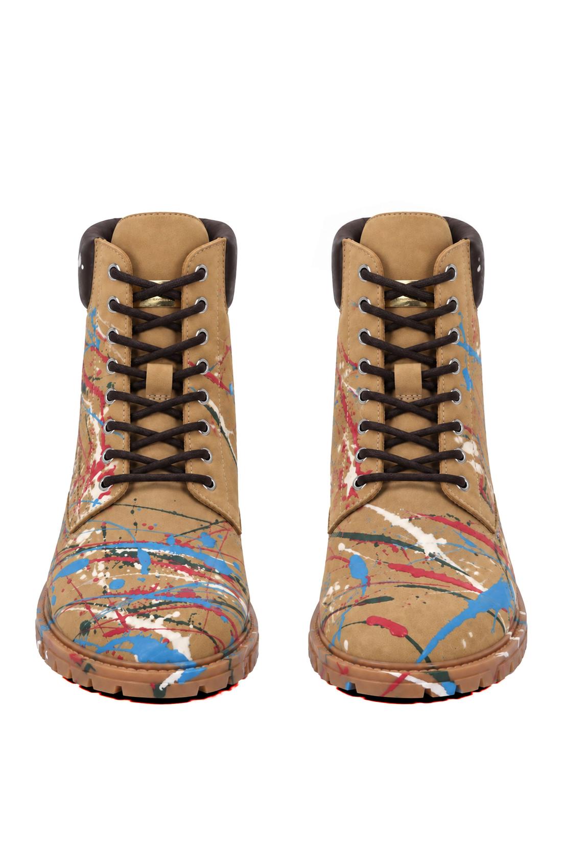 Philipp Plein Nubuck Boots Dripping Skull, Stiefel & Stiefeletten