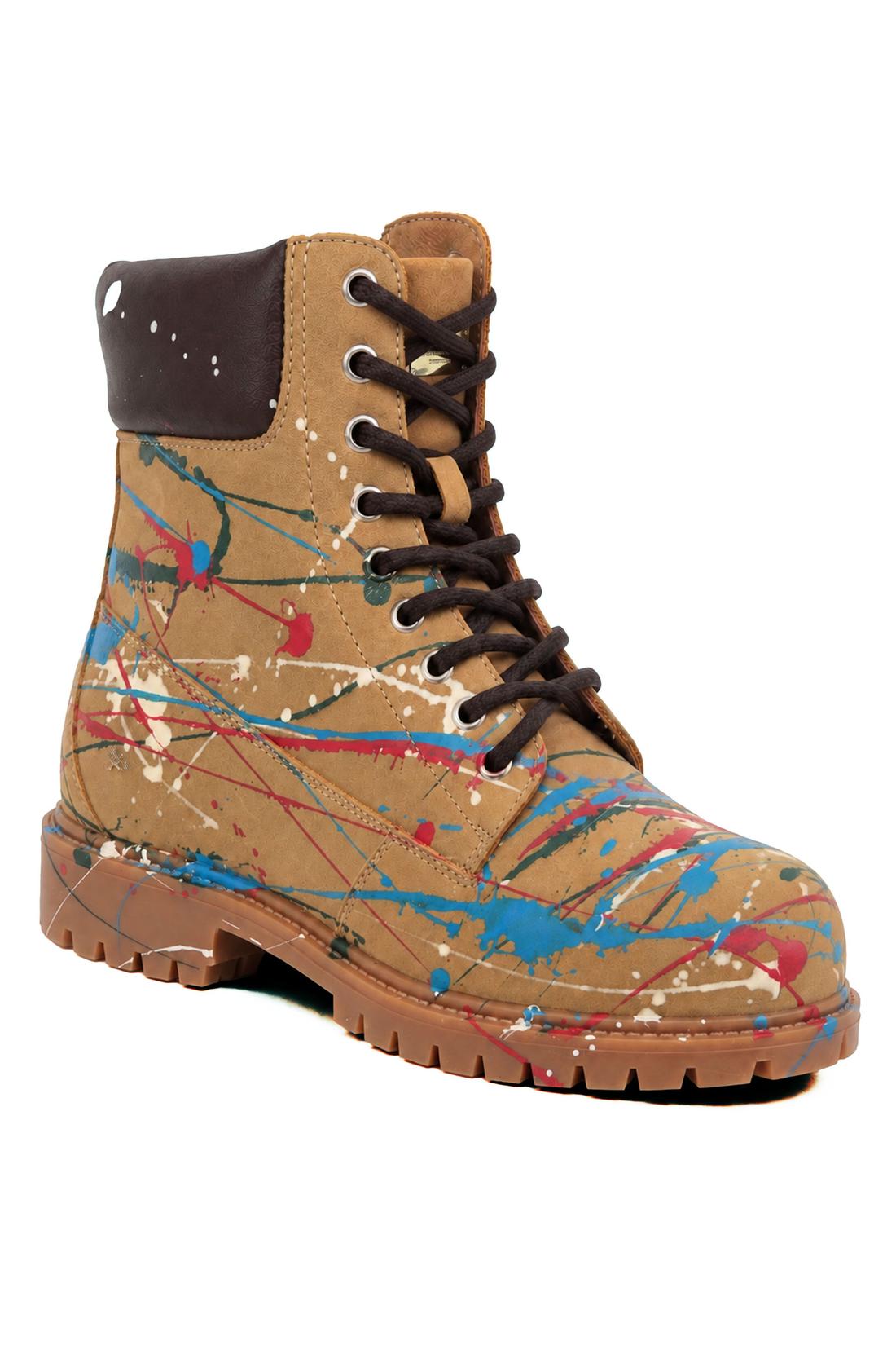 Philipp Plein Nubuck Boots Dripping Skull, Stiefel & Stiefeletten