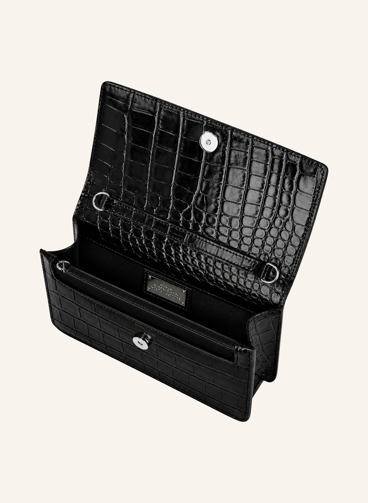 Leather Clutch Bag Cocco Print