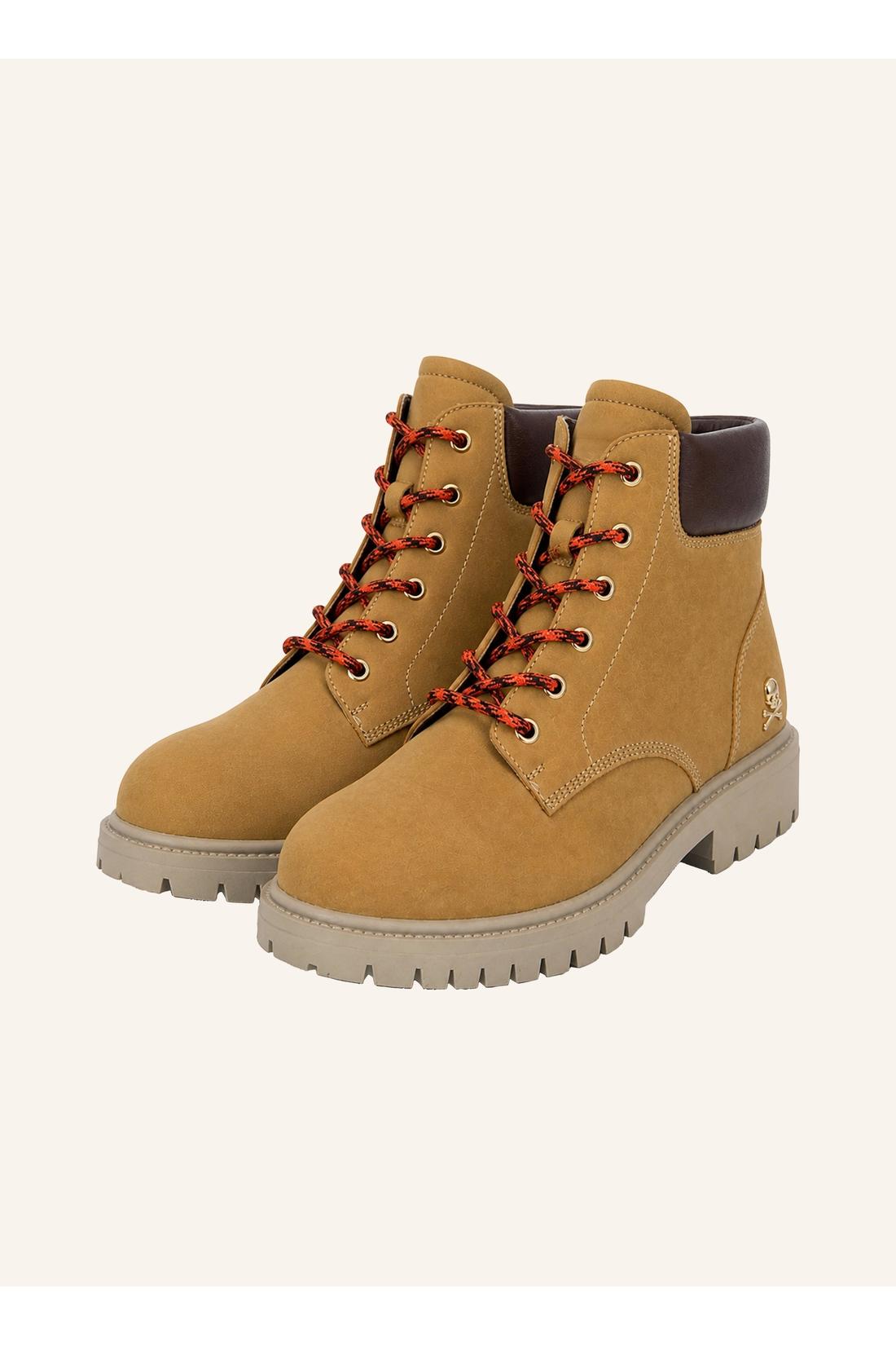 Philipp Plein Nubuck Leather Mid Boots Small Skull, Stiefel & Stiefeletten