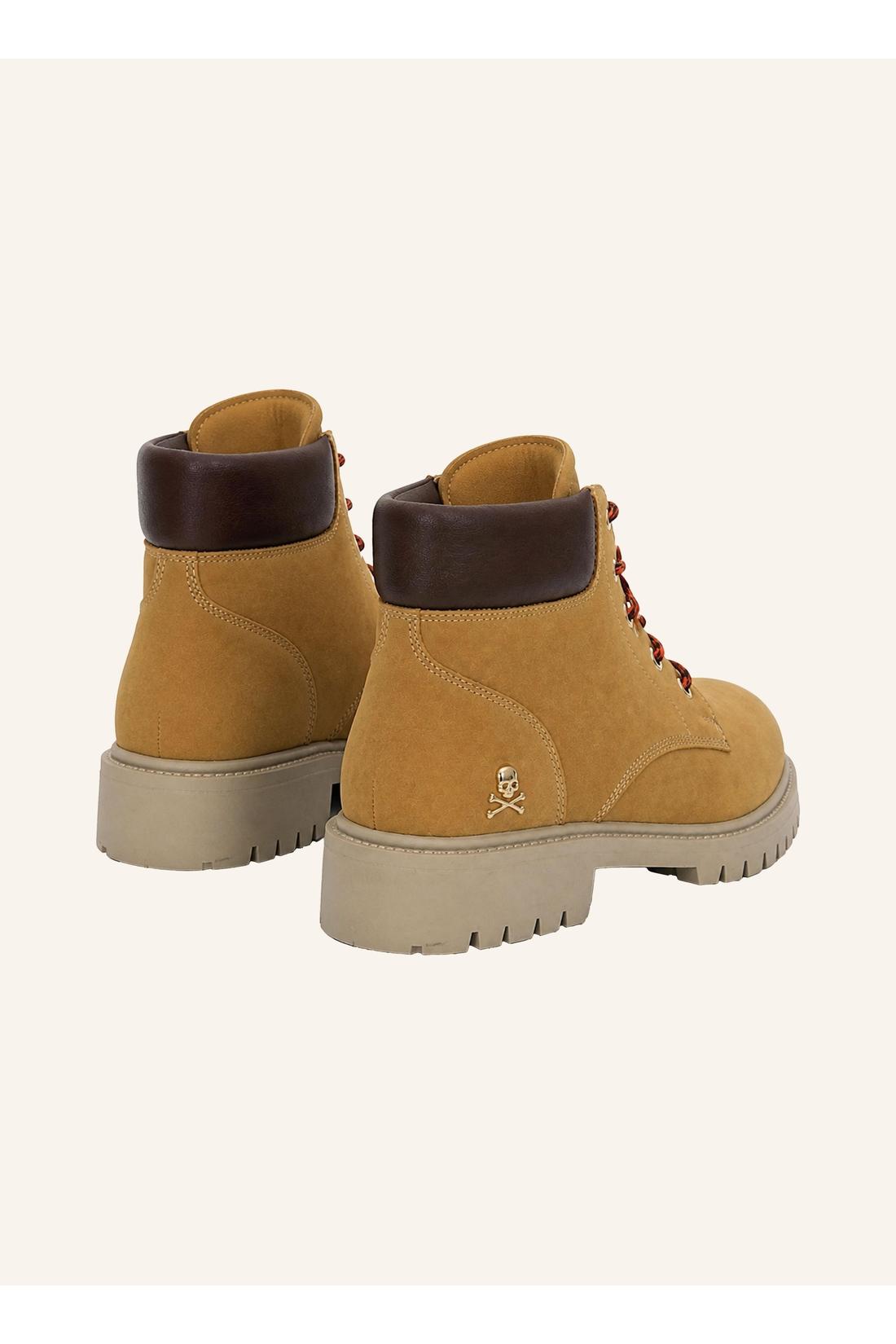 Philipp Plein Nubuck Leather Mid Boots Small Skull, Stiefel & Stiefeletten