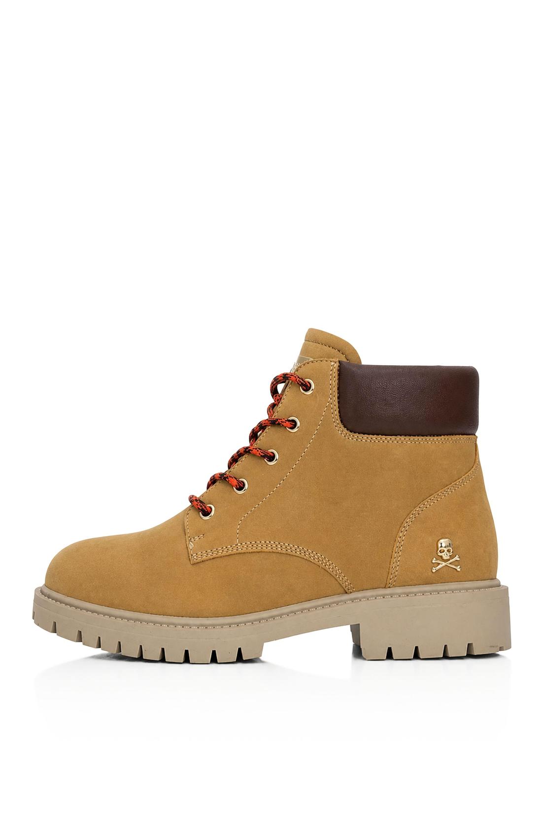Philipp Plein Nubuck Leather Mid Boots Small Skull, Stiefel & Stiefeletten