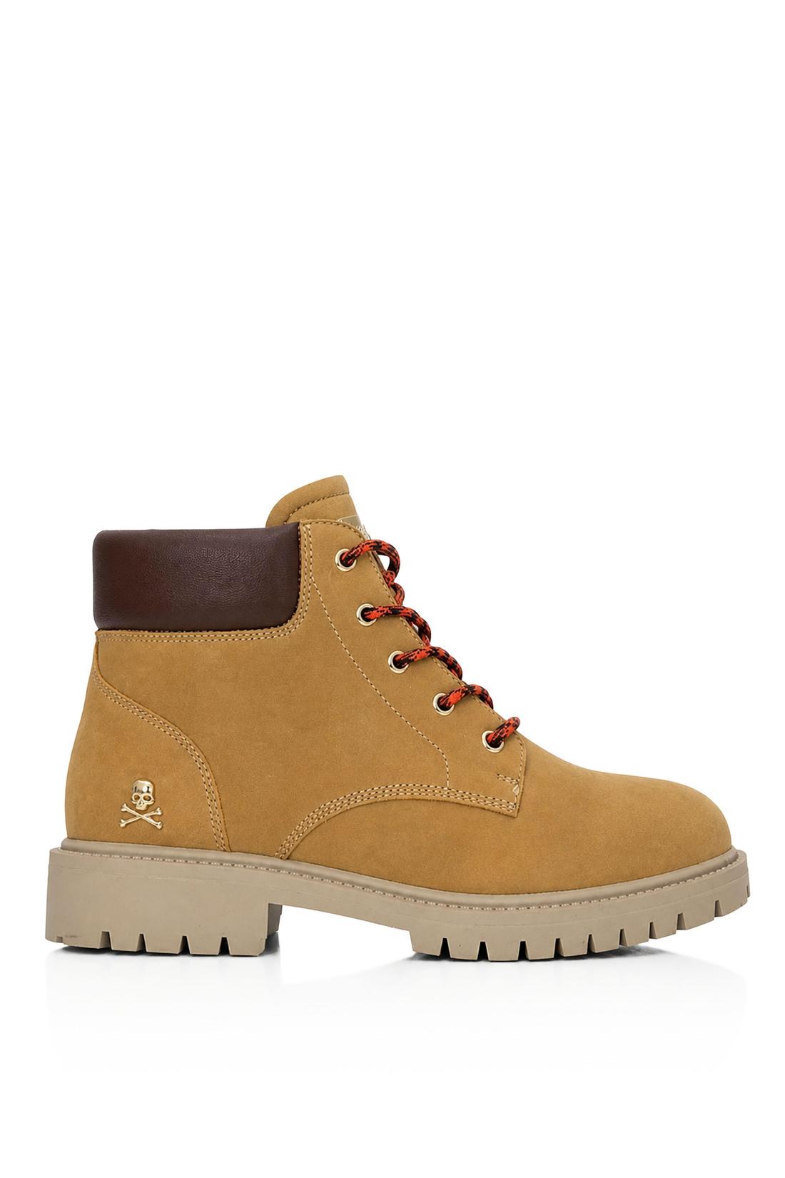 Philipp Plein Nubuck Leather Mid Boots Small Skull, Stiefel & Stiefeletten