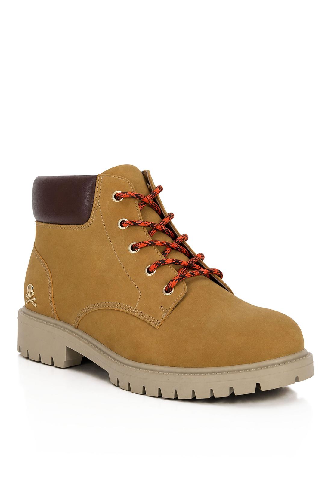 Philipp Plein Nubuck Leather Mid Boots Small Skull, Stiefel & Stiefeletten