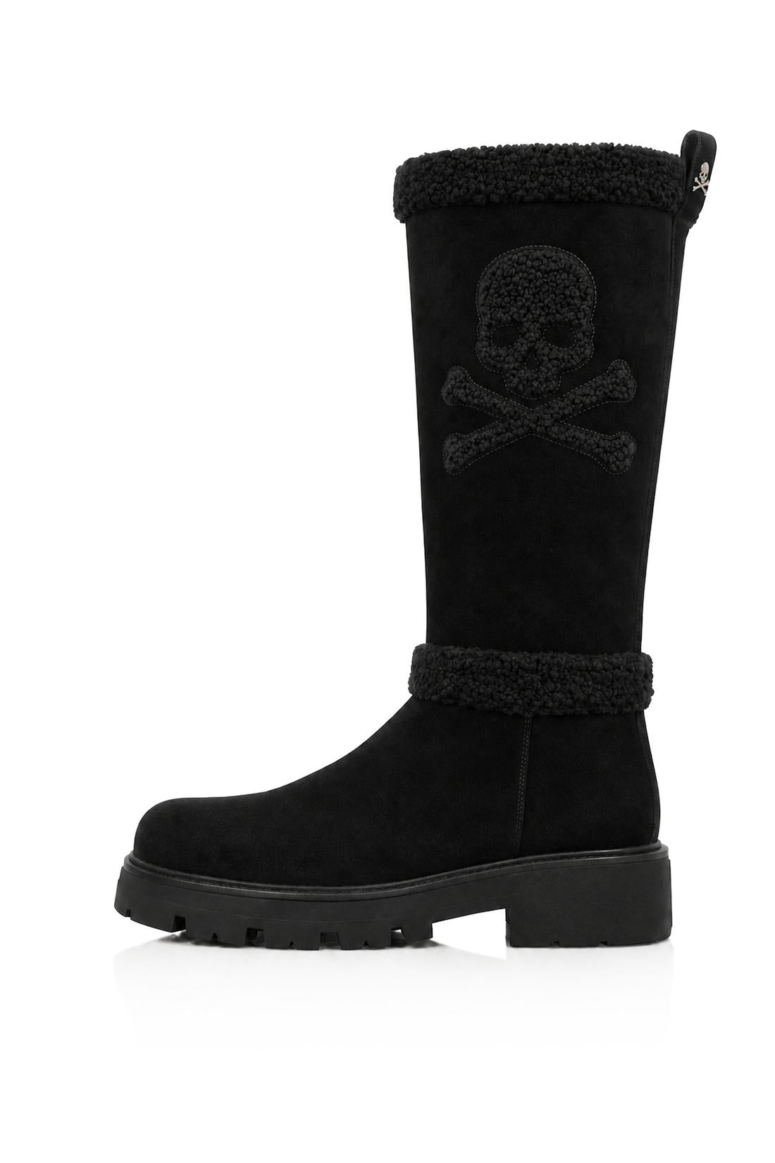 Suede Boots Skull And Bones