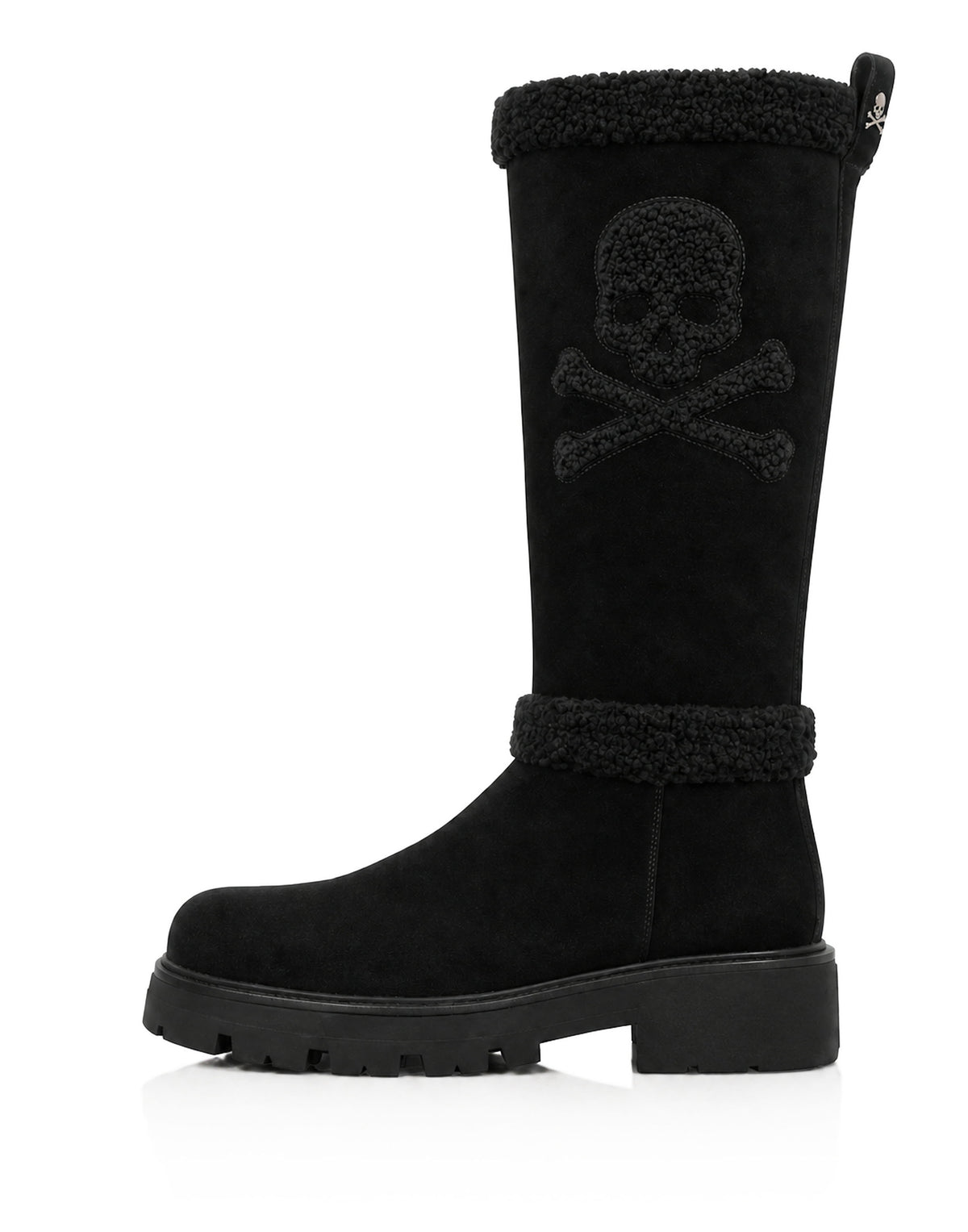 Suede Boots Skull And Bones
