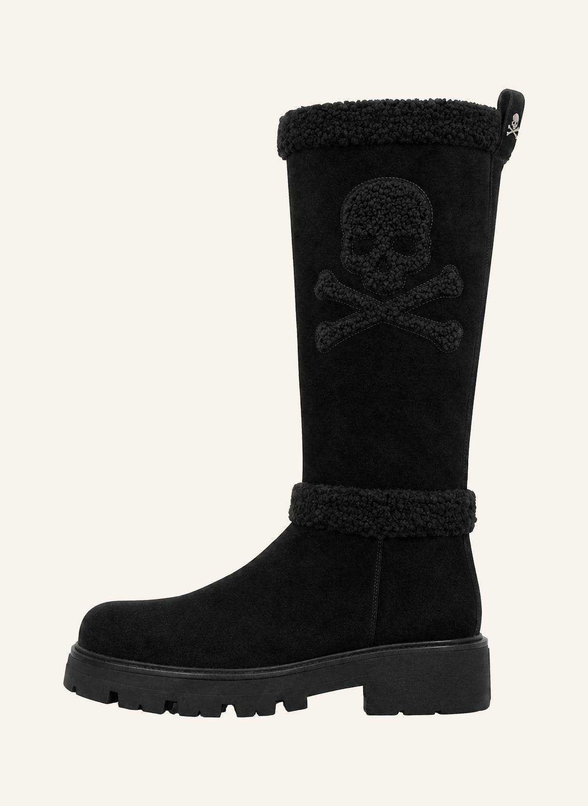 Suede Boots Skull And Bones