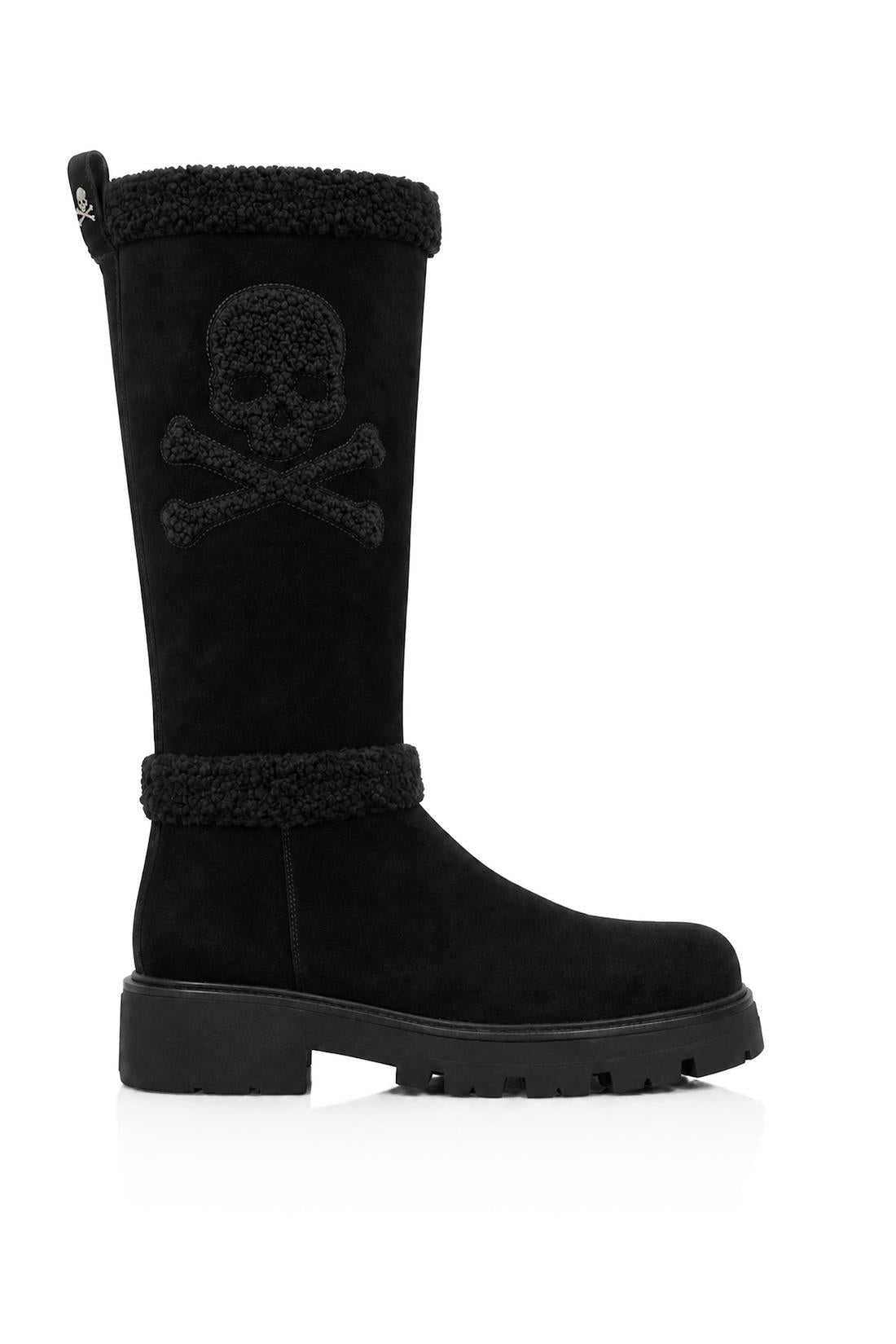 Suede Boots Skull And Bones