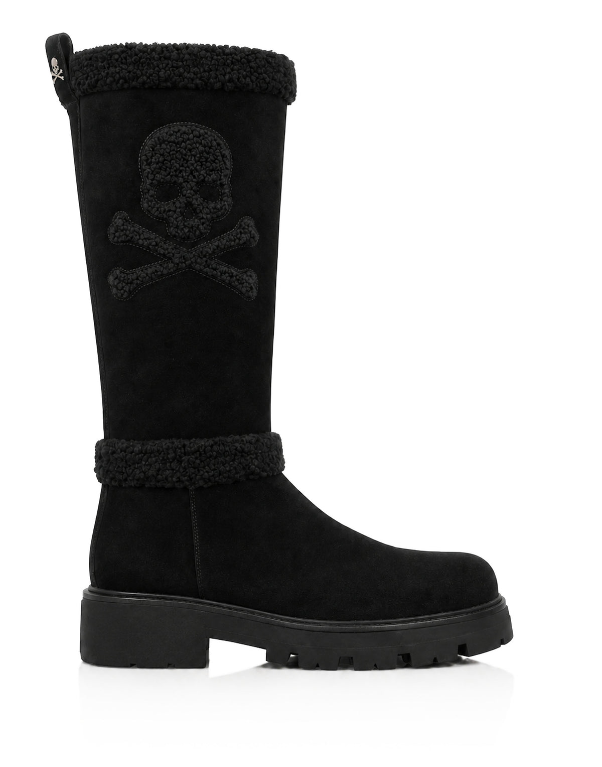 Suede Boots Skull And Bones