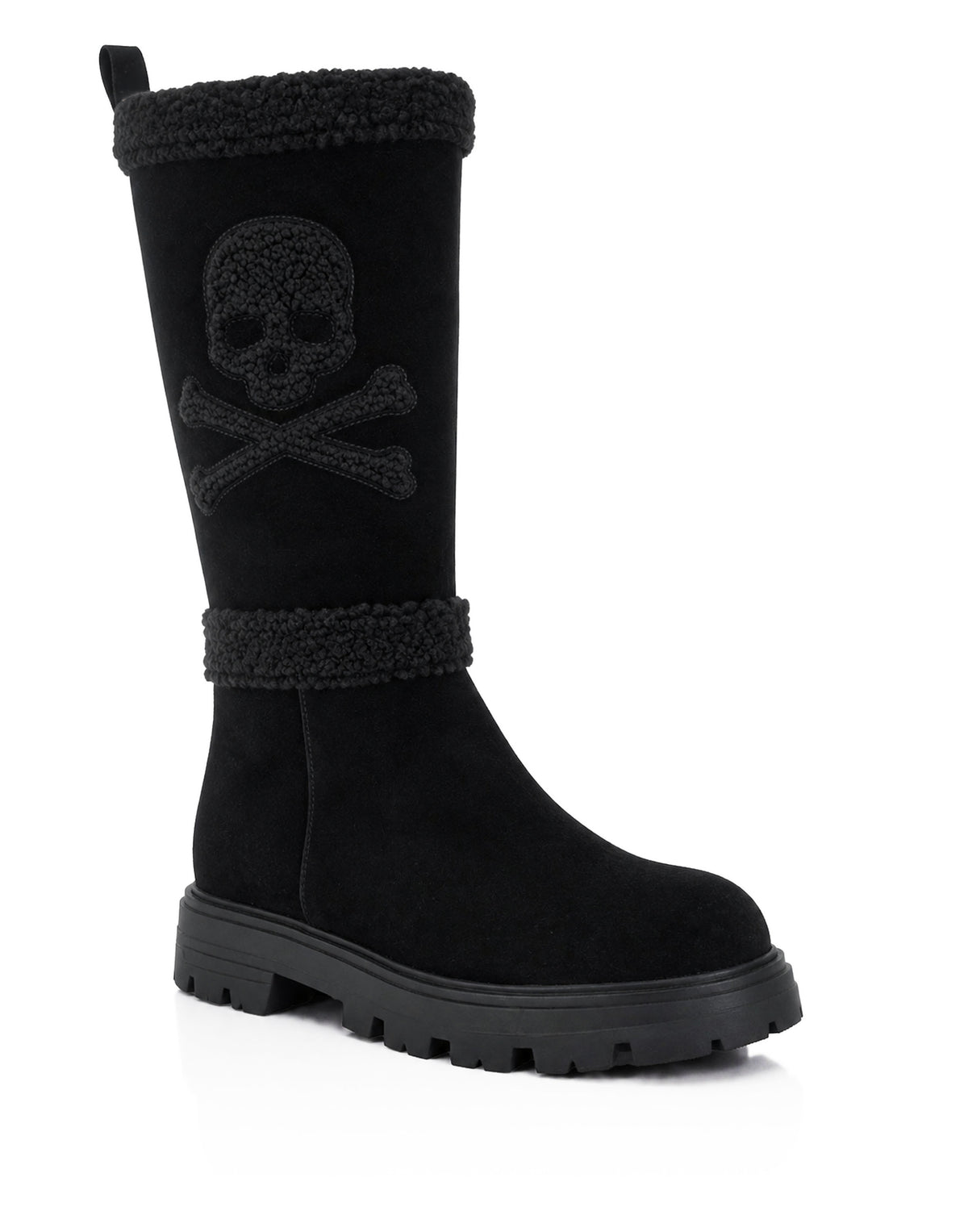 Suede Boots Skull And Bones