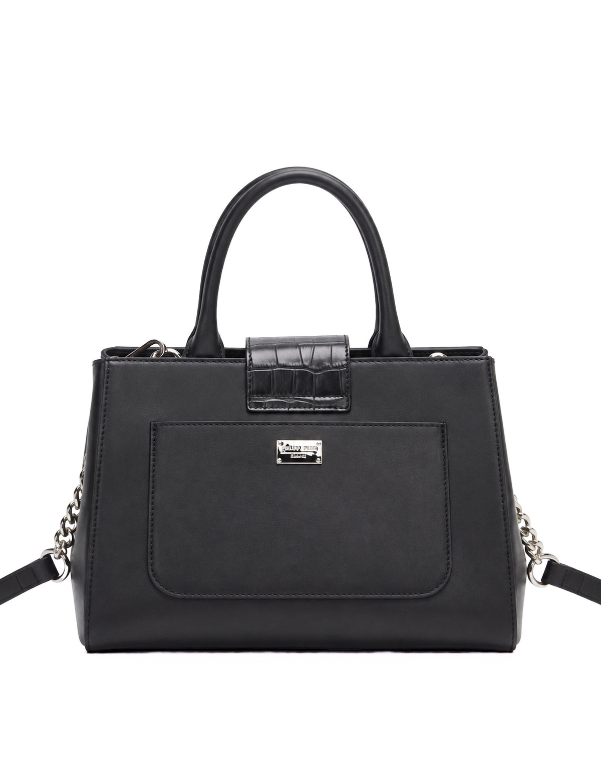 Nappa Handle Bag Hexagon Strass Cocco Cut