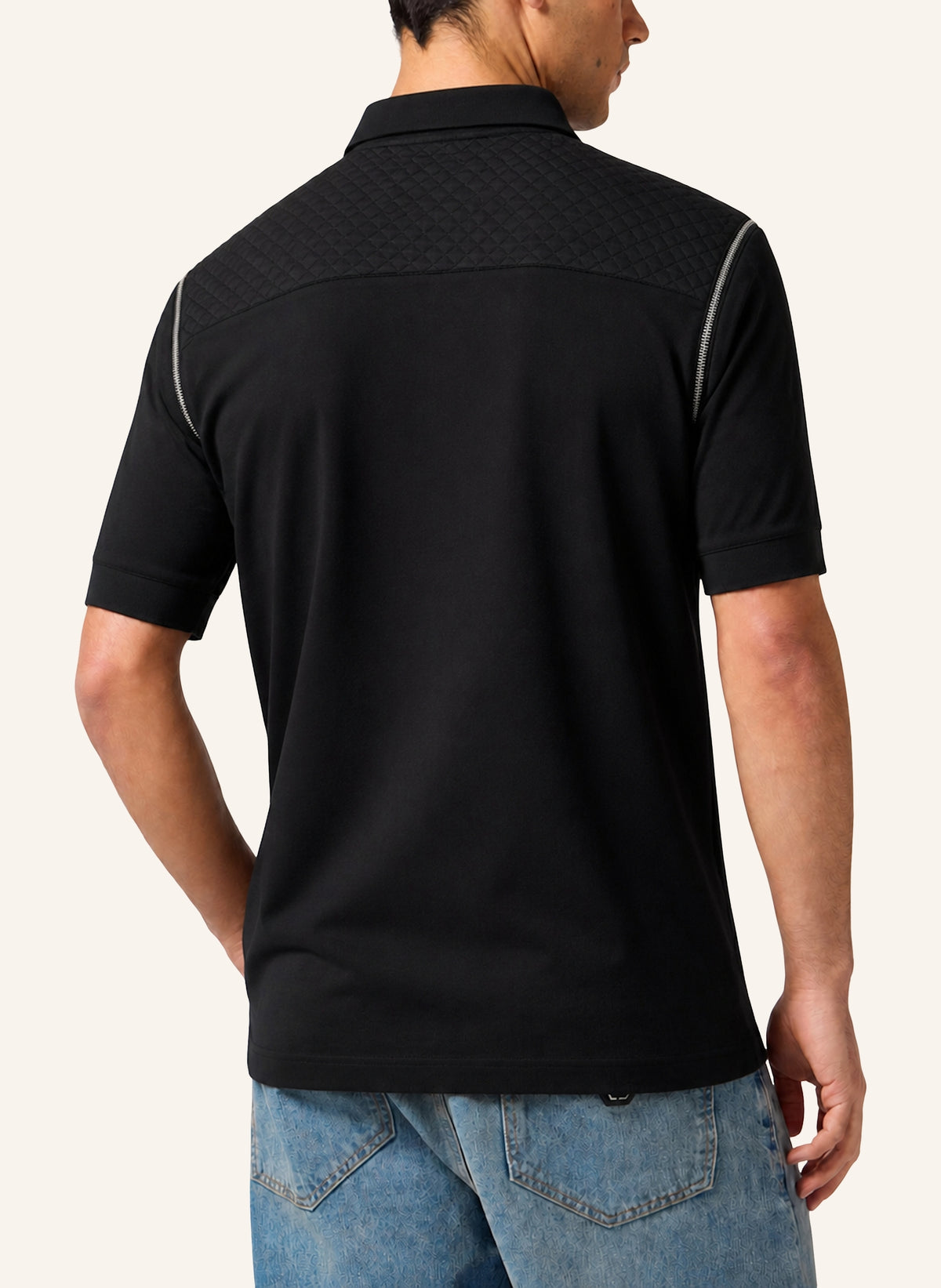 Polo T-Shirt Zippers On Sleeves