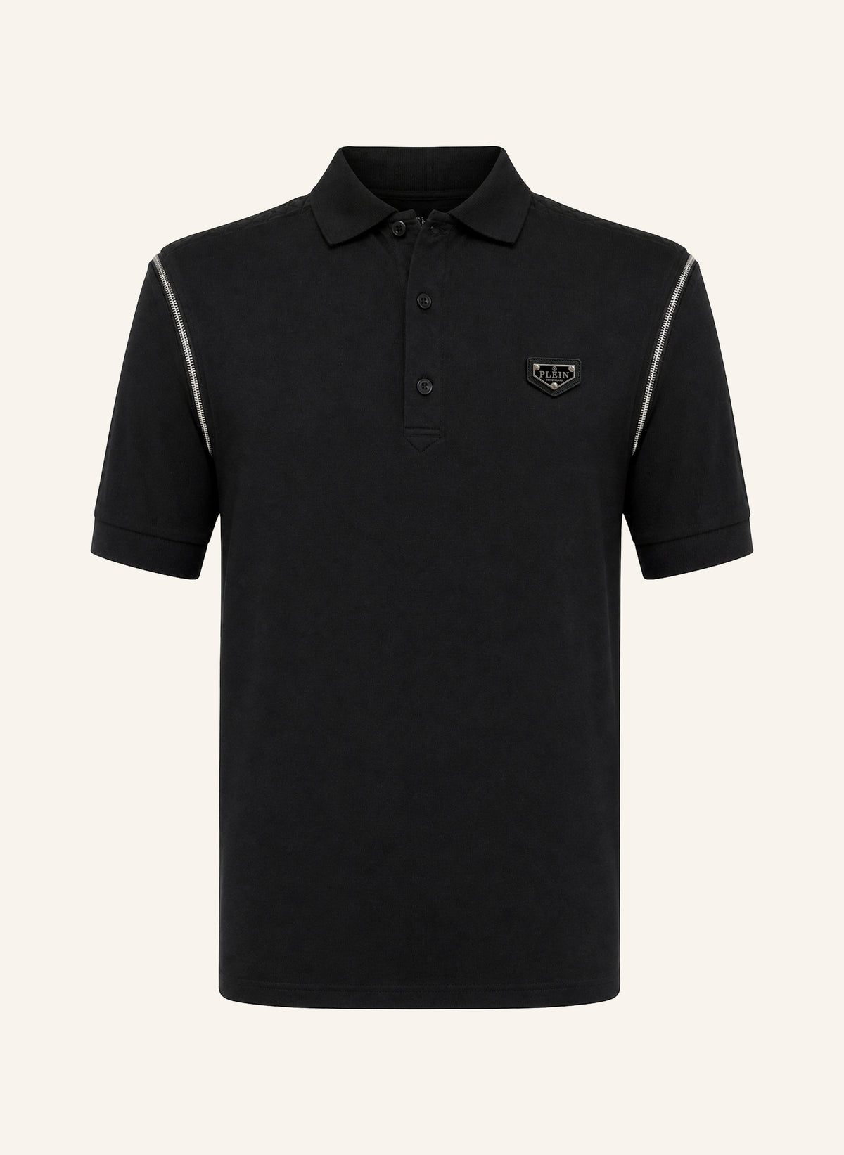 Polo T-Shirt Zippers On Sleeves